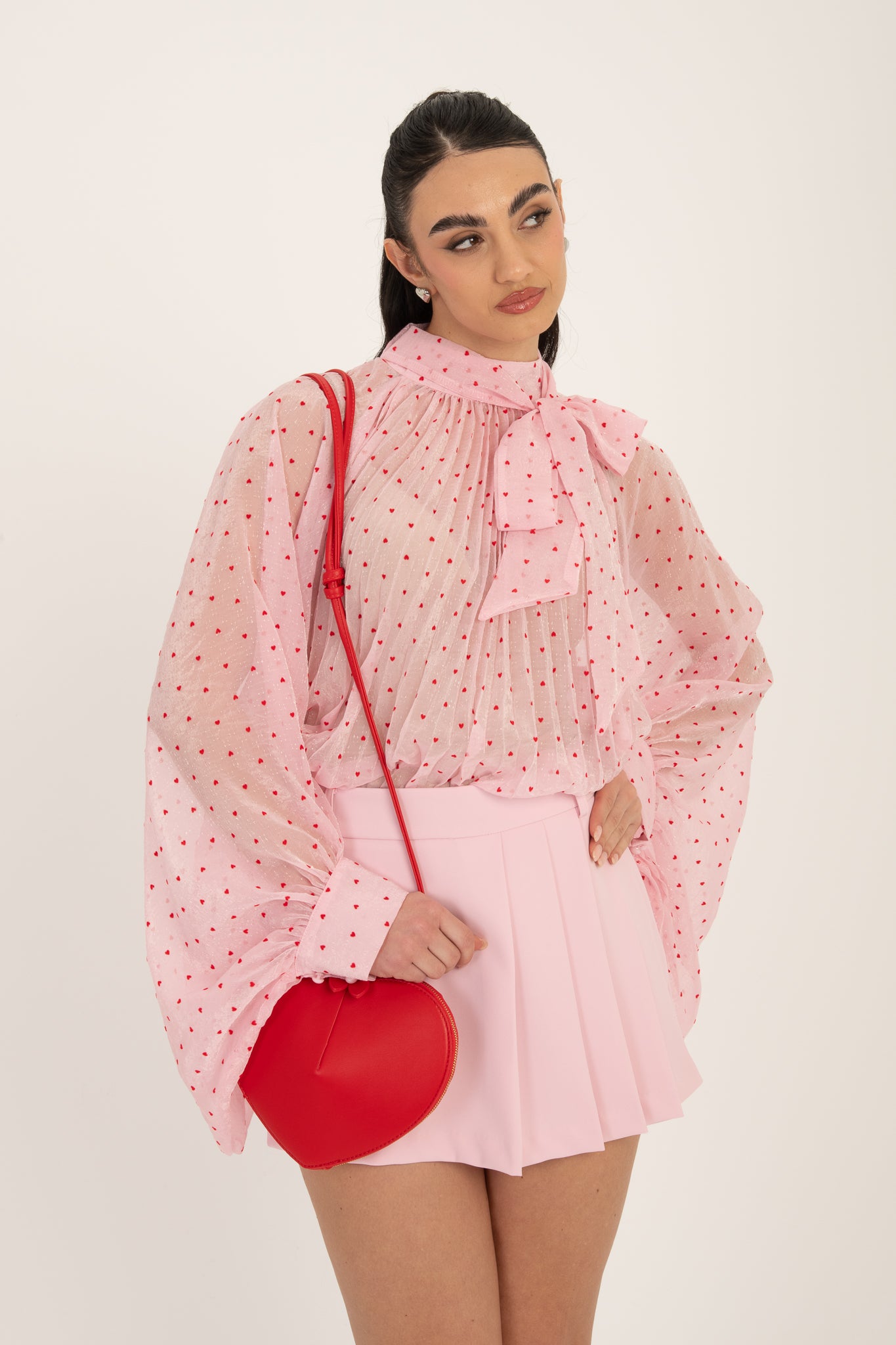 Gonna/Pantaloncino ‘PLISSETTATA’ Rosa