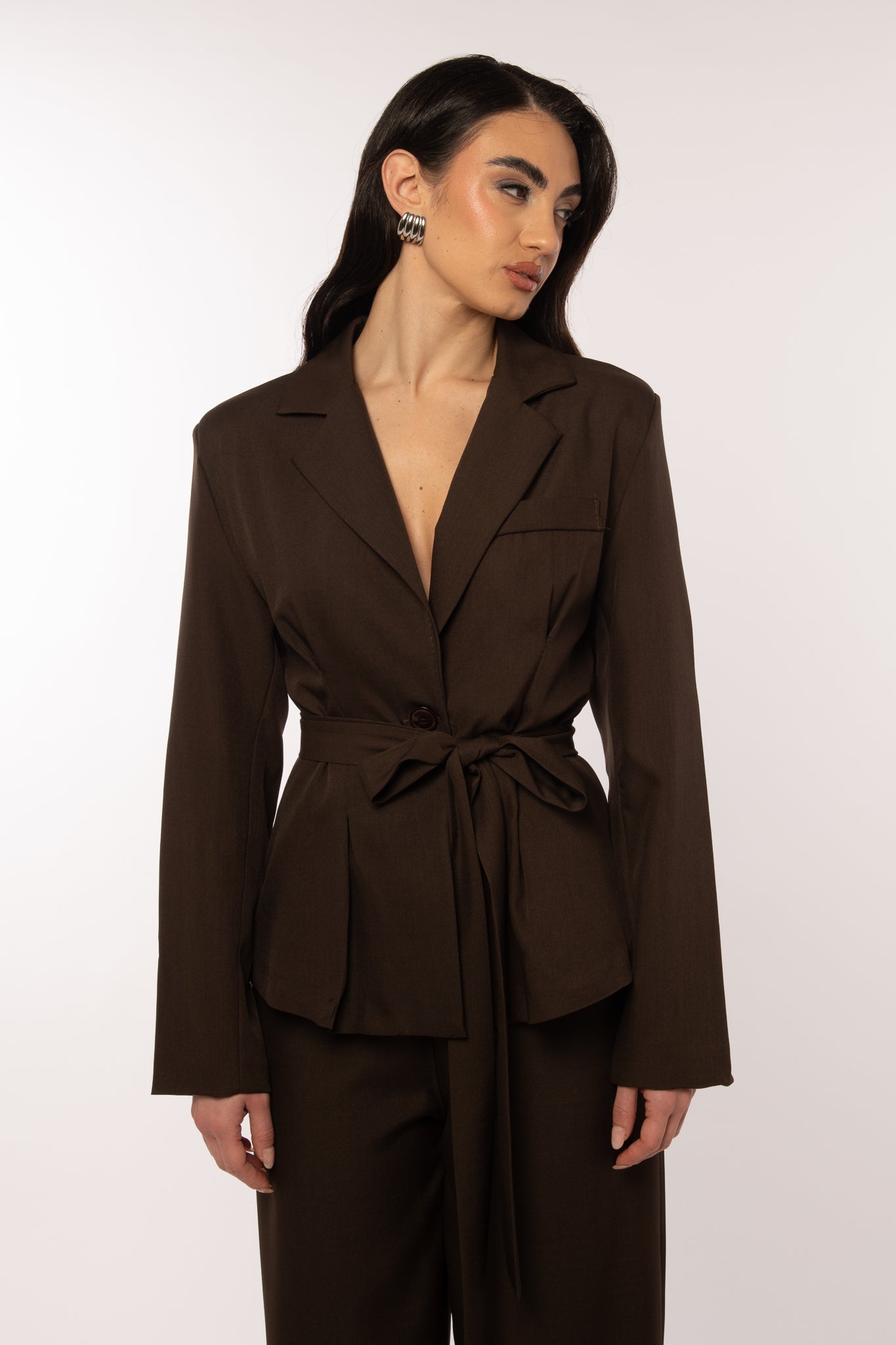 Tailleur ‘CINTURA’ Cacao