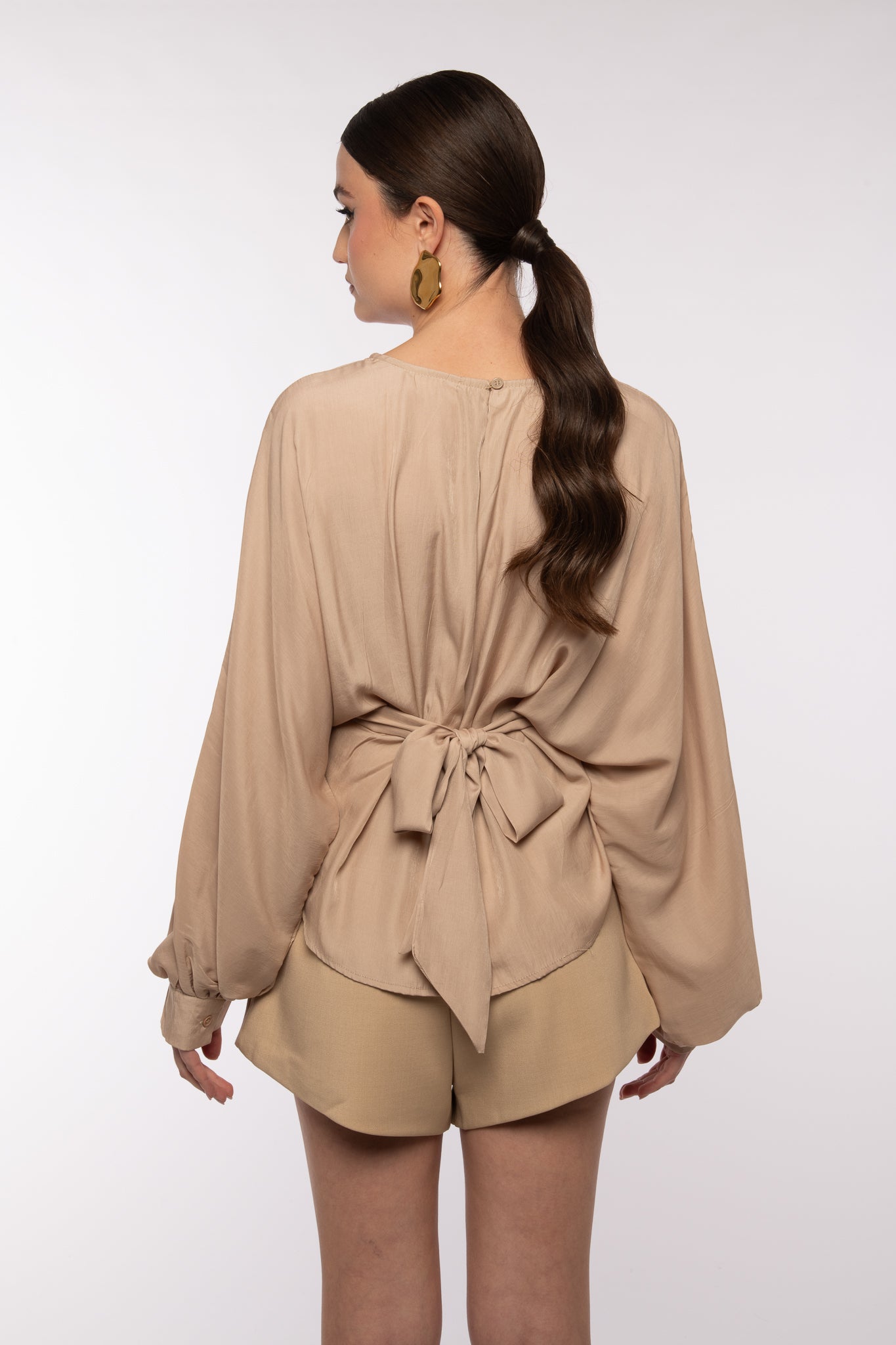 Blusa ‘DETTAGLIO ORO’ Beige
