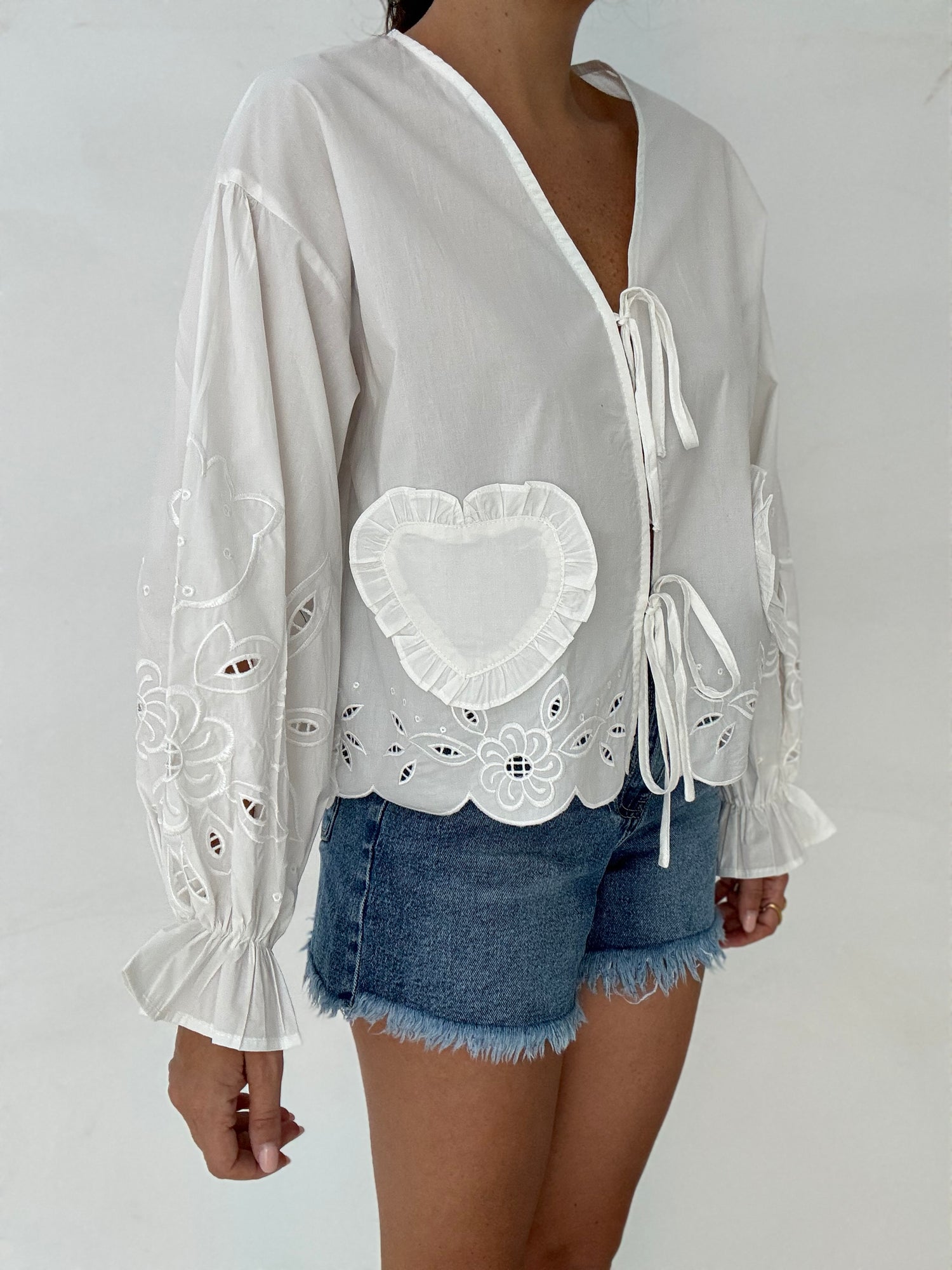 Camicia ‘TASCHE CUORE’ Bianca