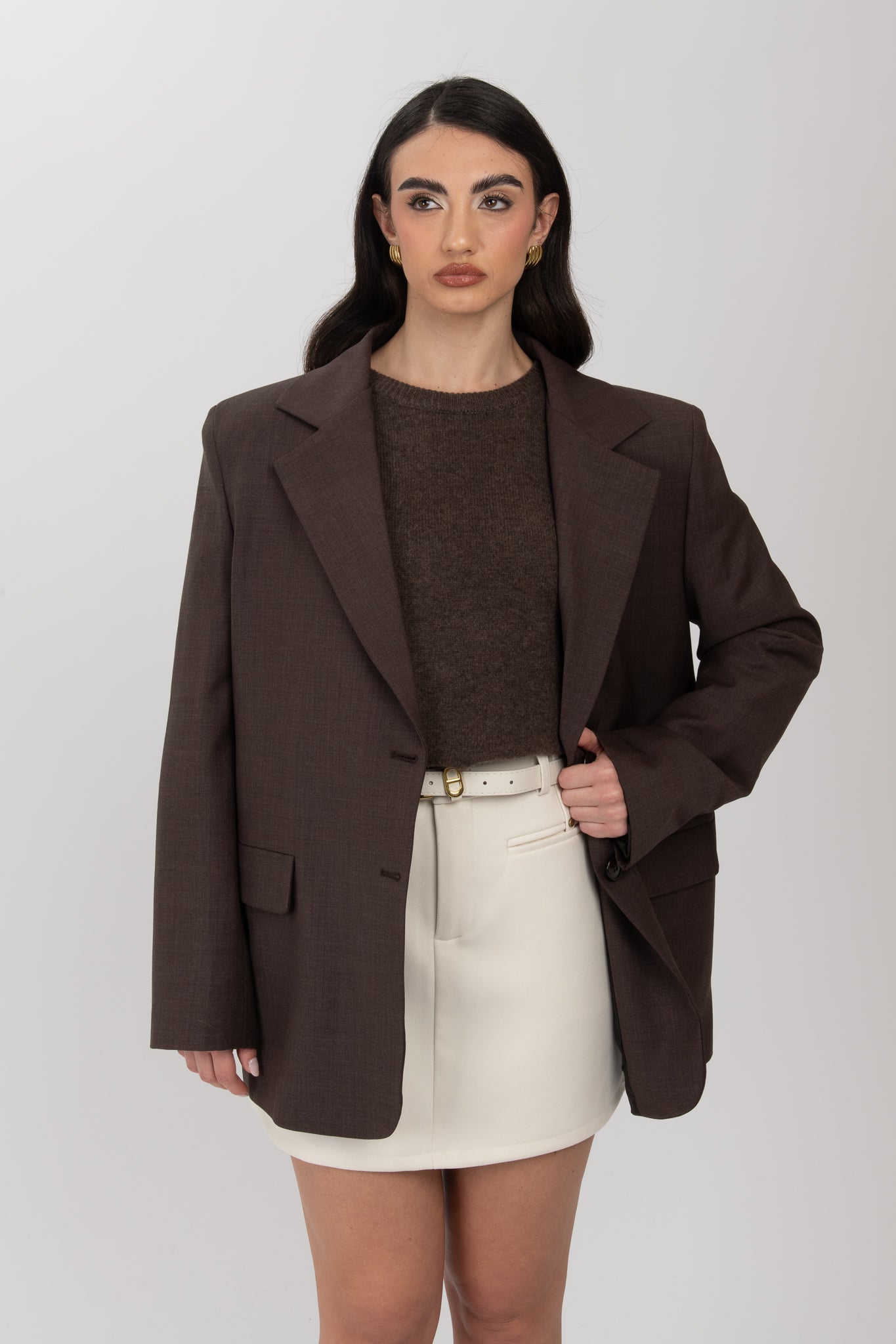 Blazer ‘52% LANA 3&33’ Cacao