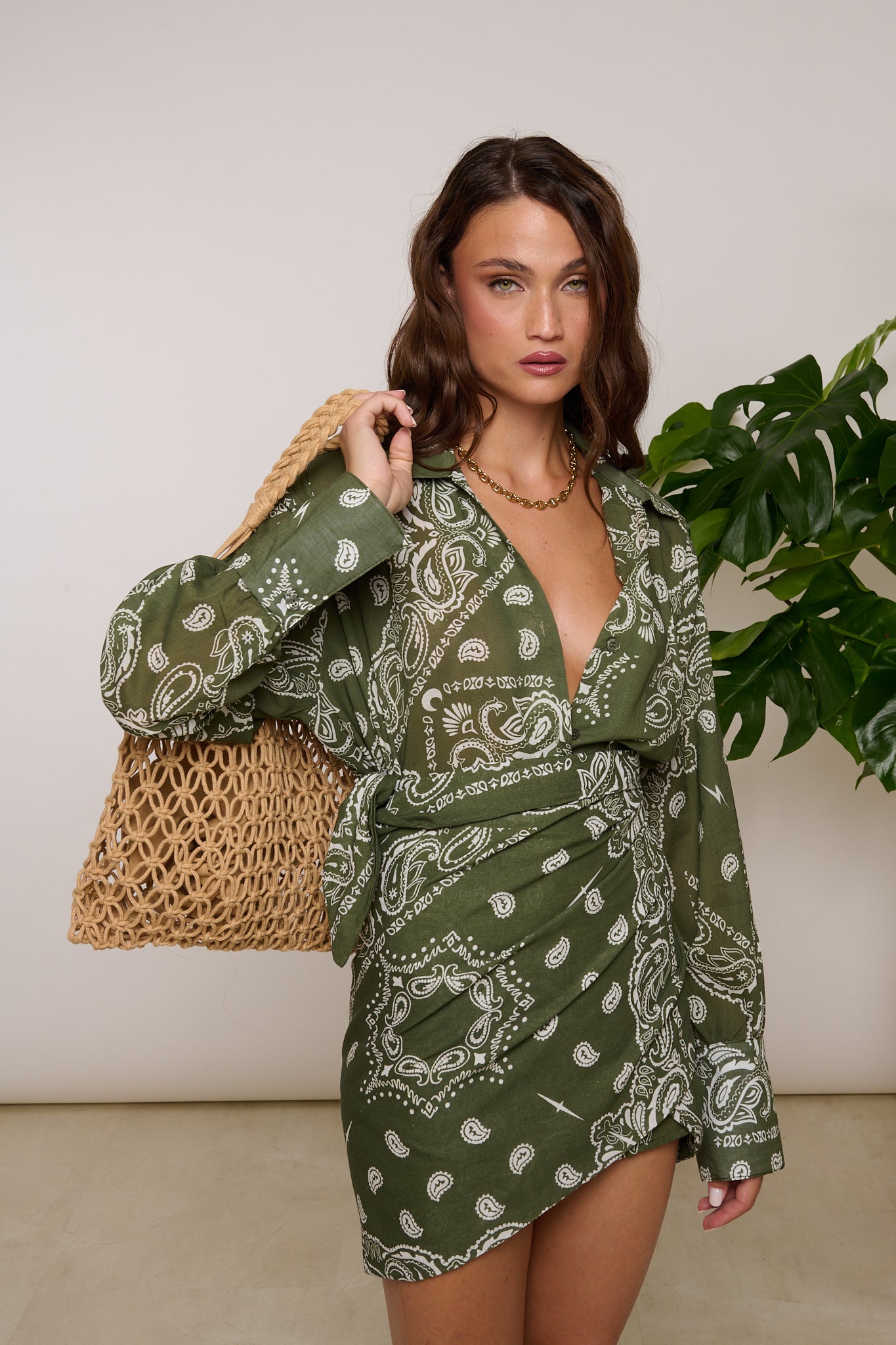 Coordinato ‘FANTASIA BANDANA’ Verde Militare