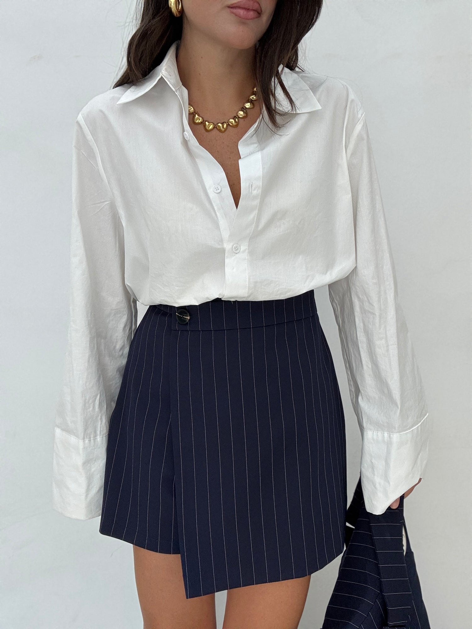 Gonna/Pantaloncino ‘GESSATO’ Blu