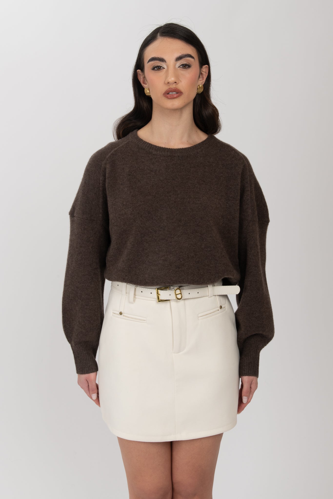 Maglione ‘100%LANA’ Cacao