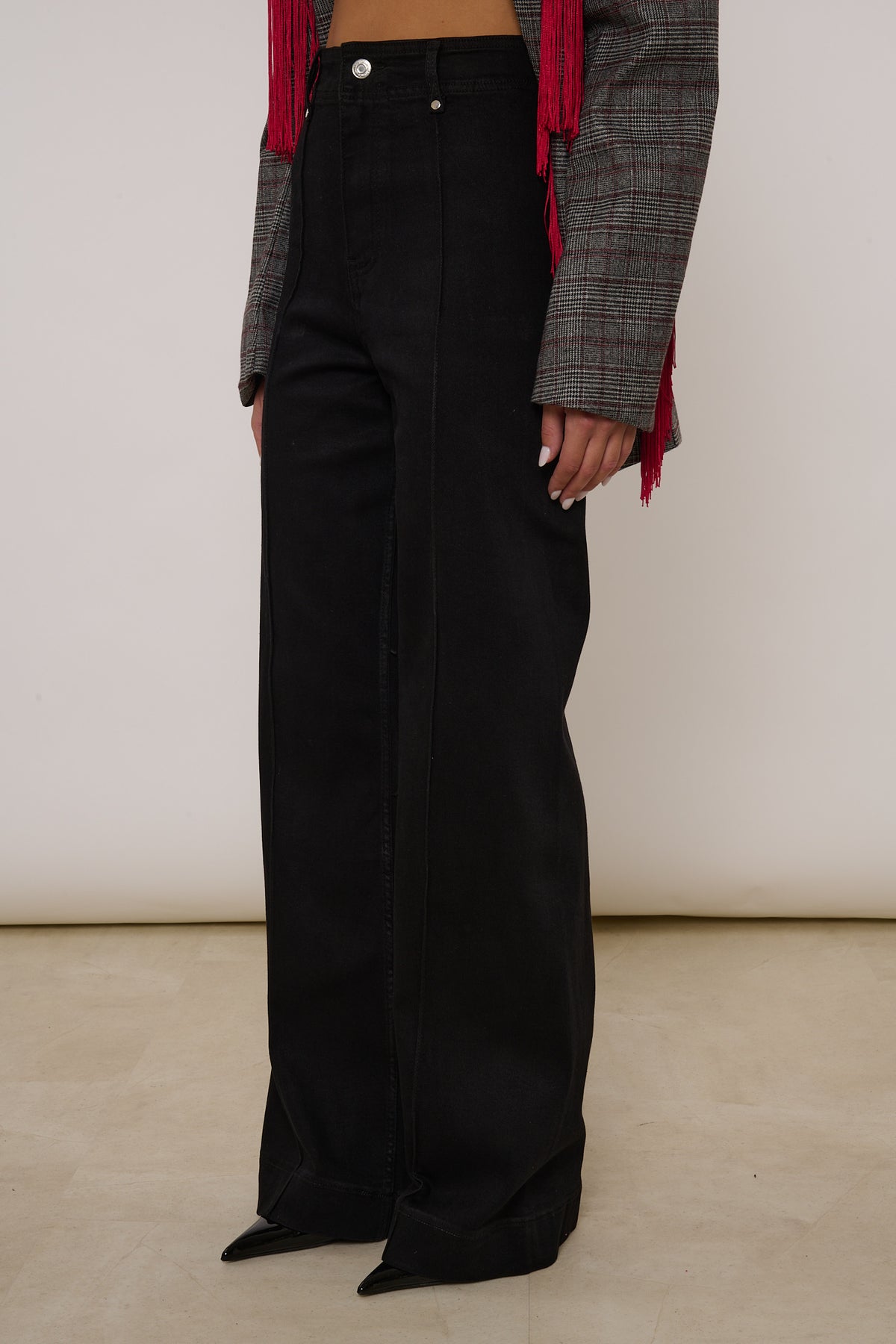 Jeans ‘CUCITURE CENTRALI’ Nero