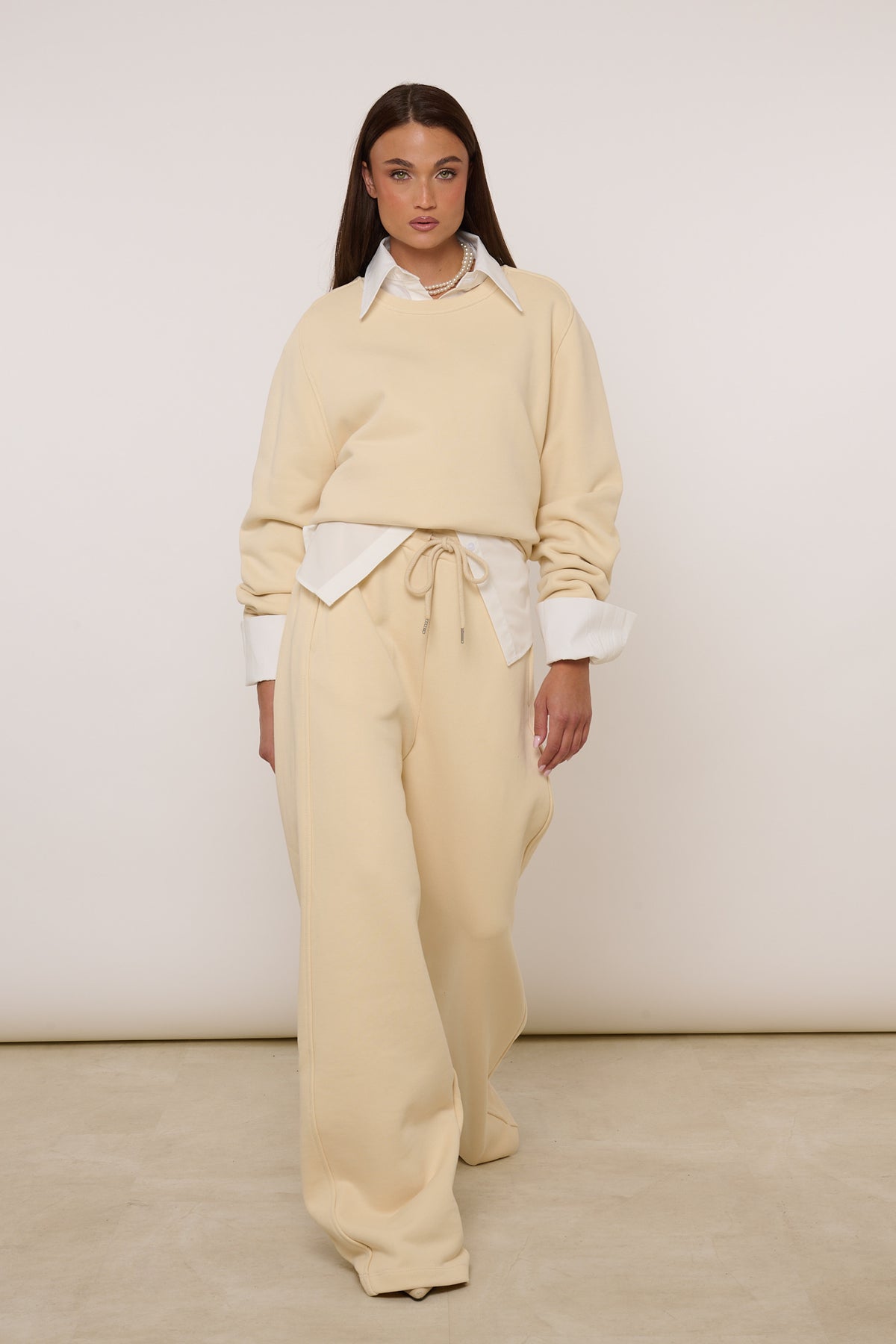 Pantalone Tuta ‘100 % COTONE’ By Lumina Panna