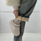 Jeans wide leg ‘CHIARO’ con pile interno