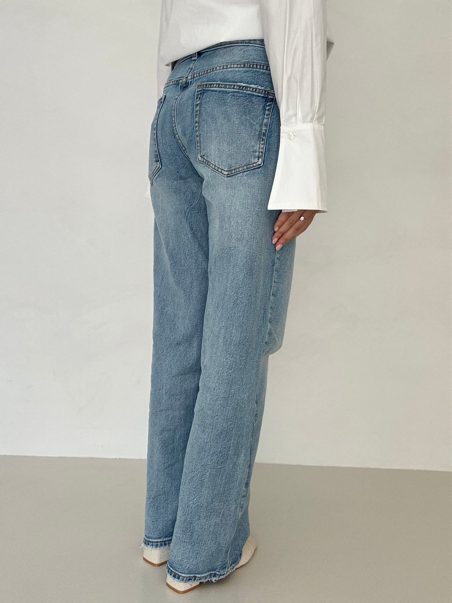 Jeans ‘VITA MEDIA’ Denim Chiaro