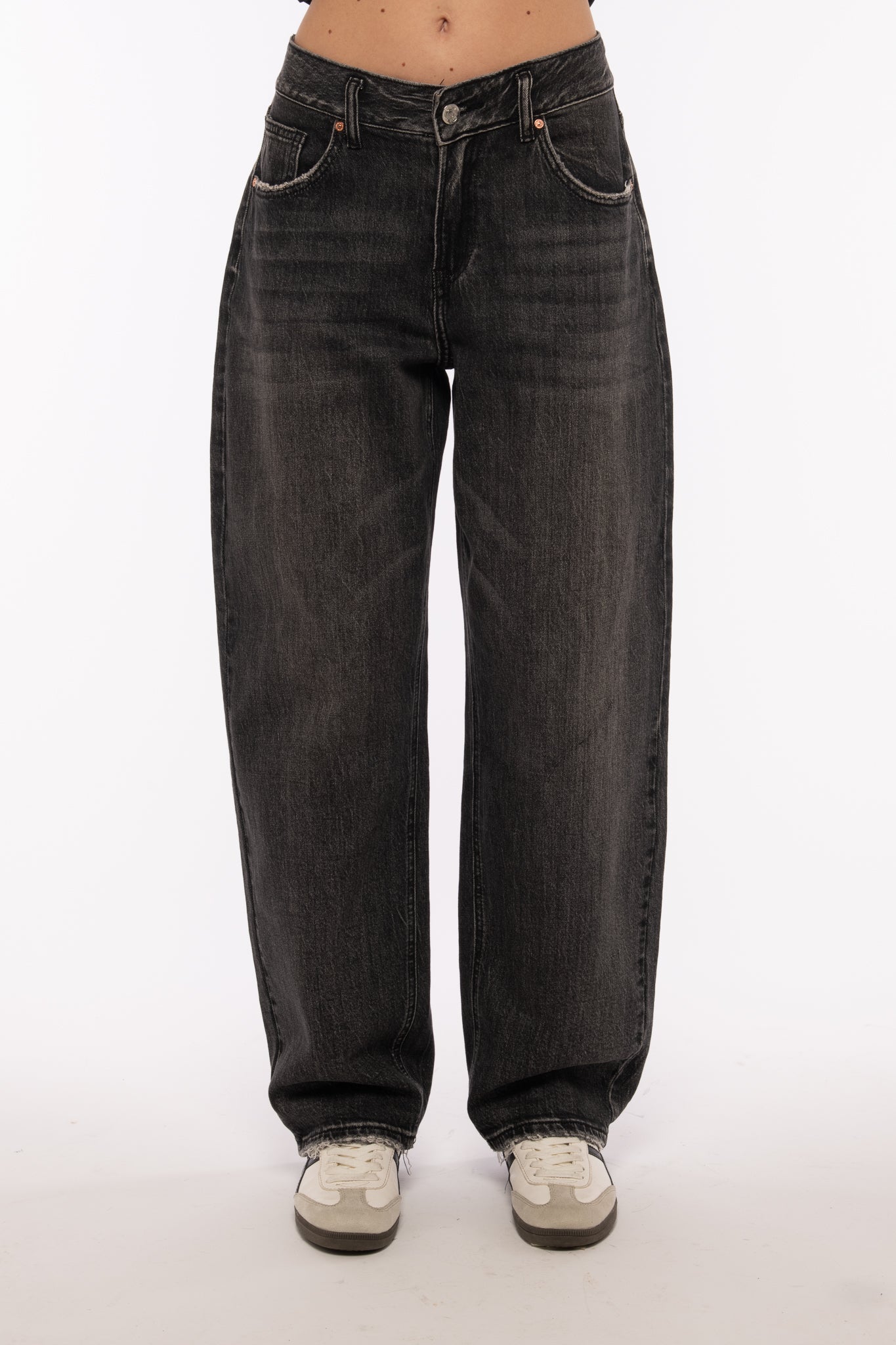 Jeans gamba dritta Nero