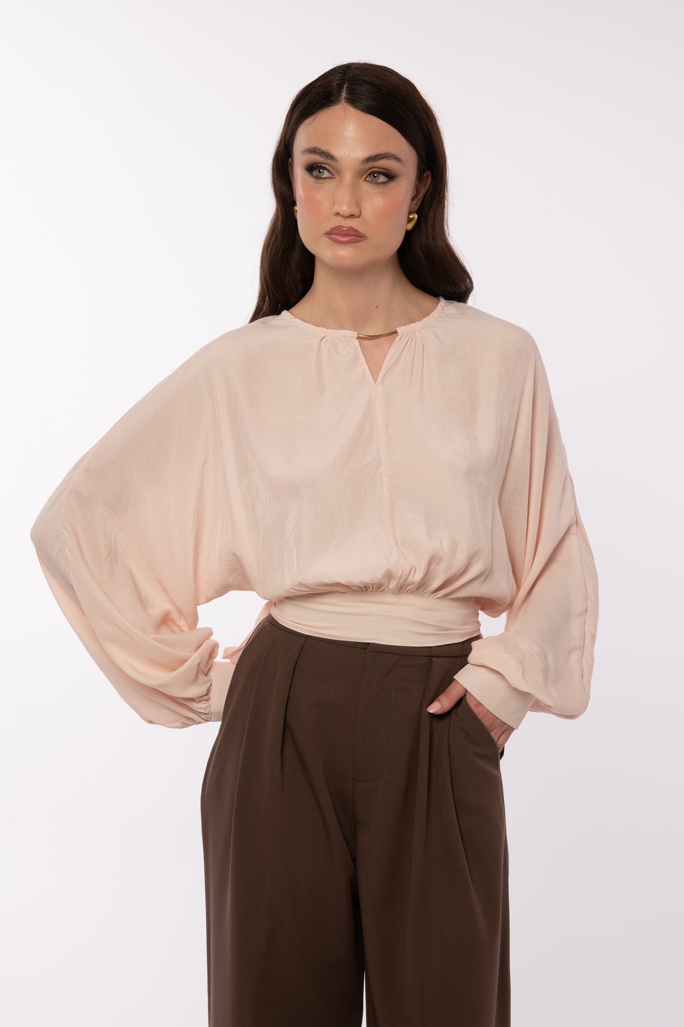 Blusa ‘DETTAGLIO ORO’ Rosa
