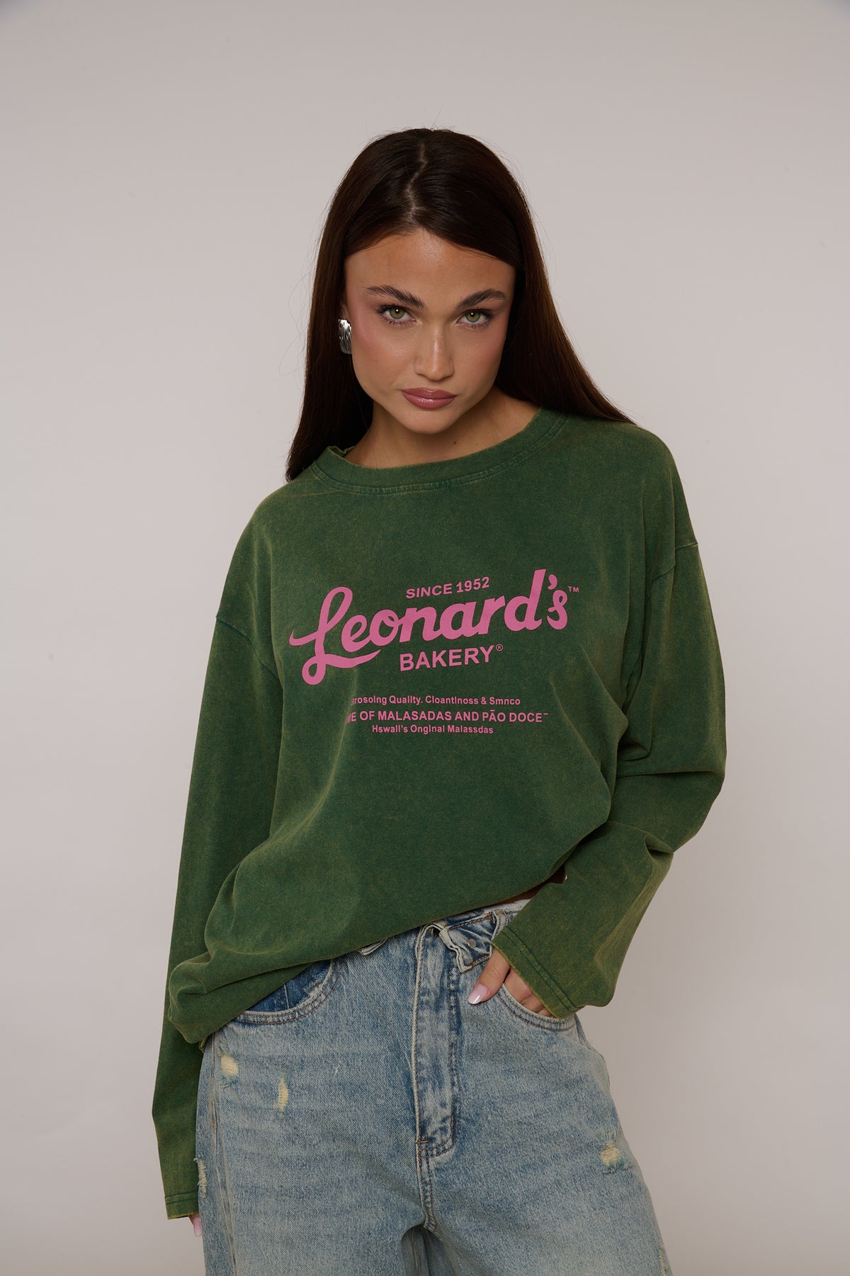 Maglia ‘LEONARD’S’ Verde Militare
