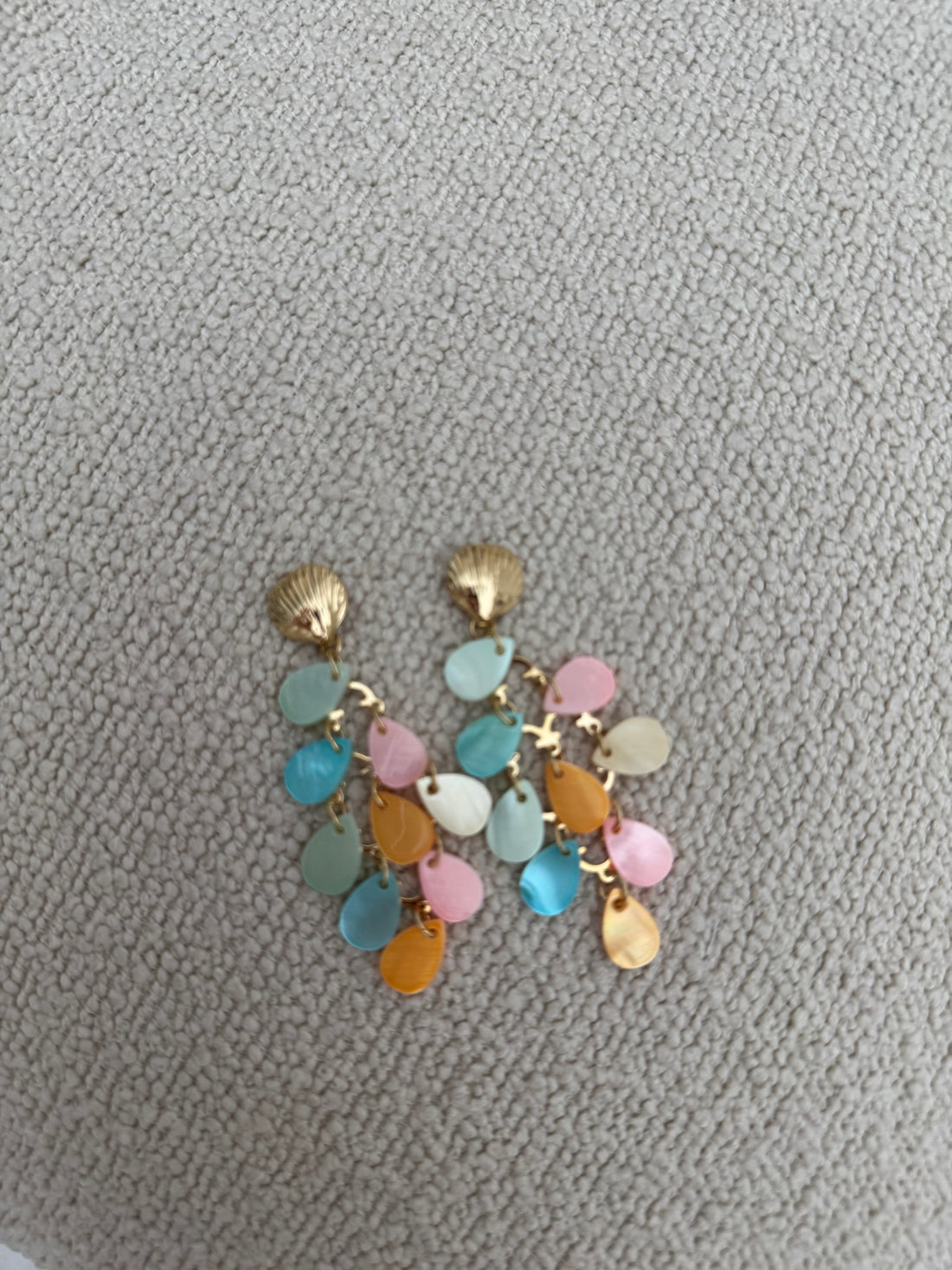 Orecchini ‘CONCHIGLIE MULTICOLOR’ pendenti