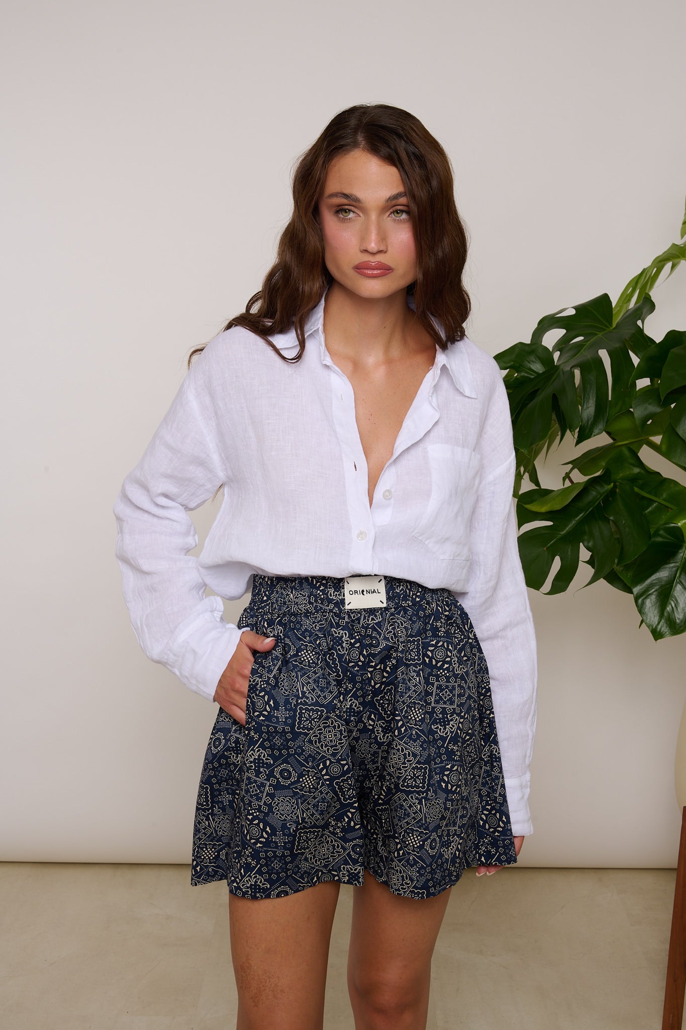 Pantaloncino ‘BOXER’ Fantasia Bandana Blu