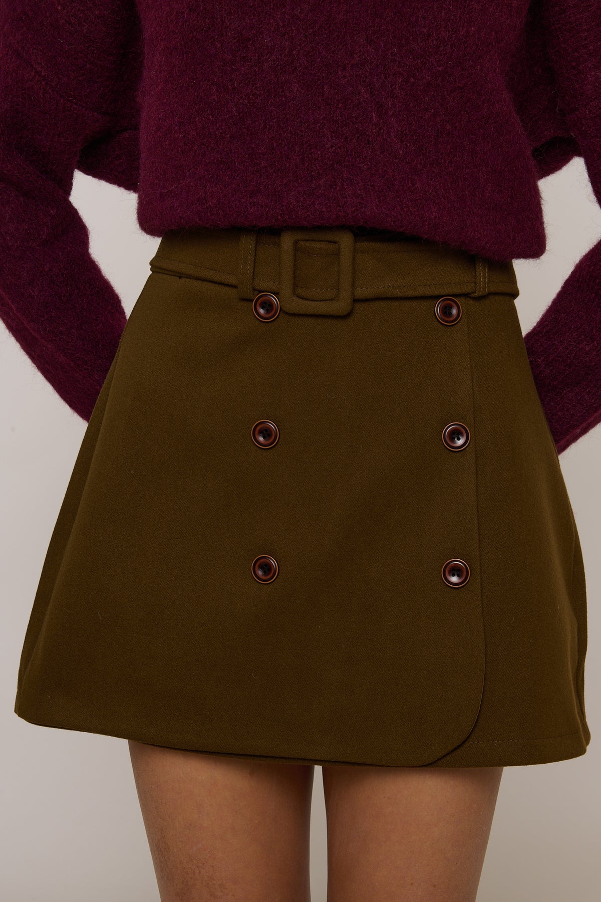Gonna/Pantaloncino ‘6 BOTTONI’ Verde Militare