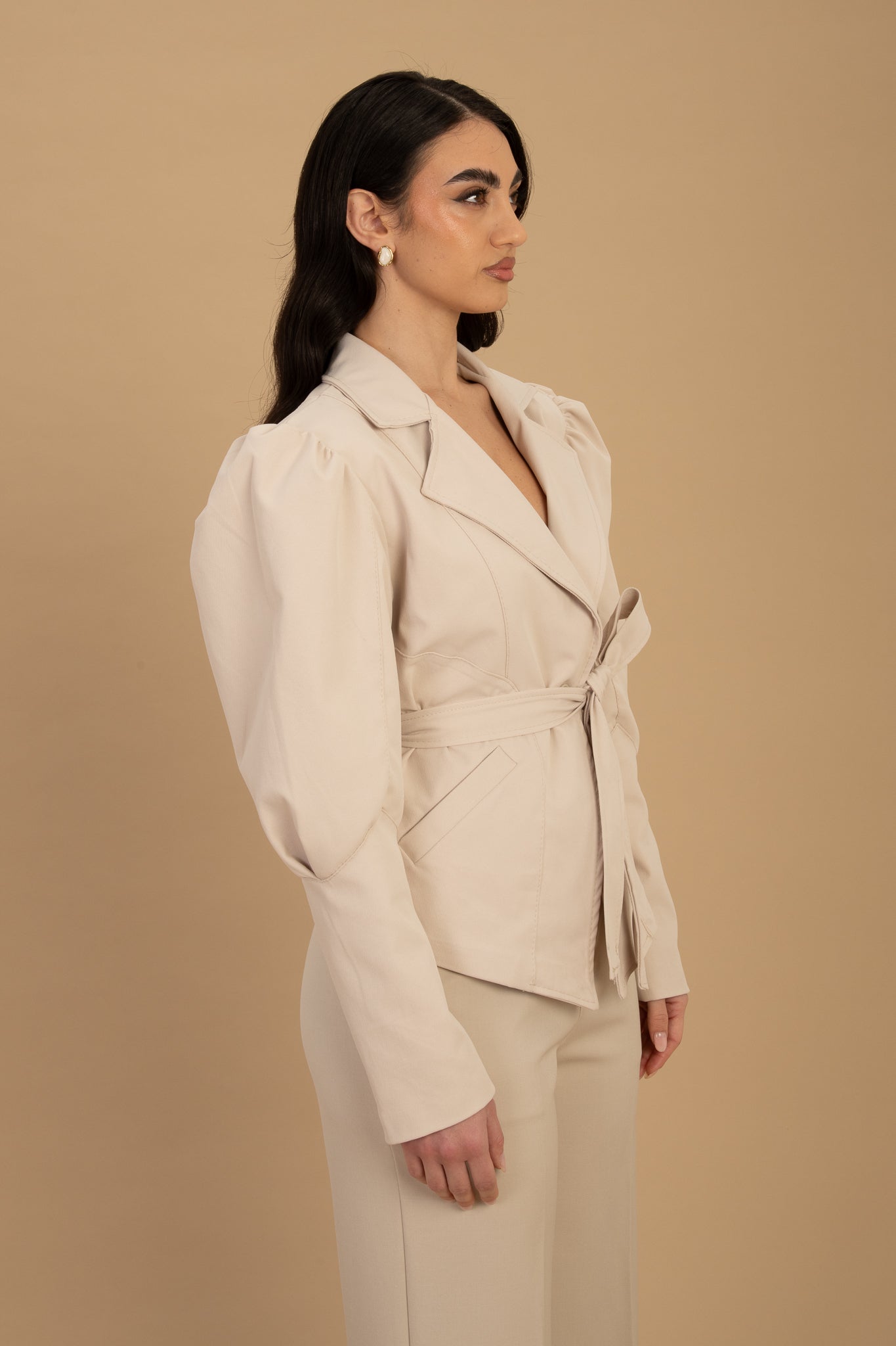 Giacca ‘CINTURA’ Beige