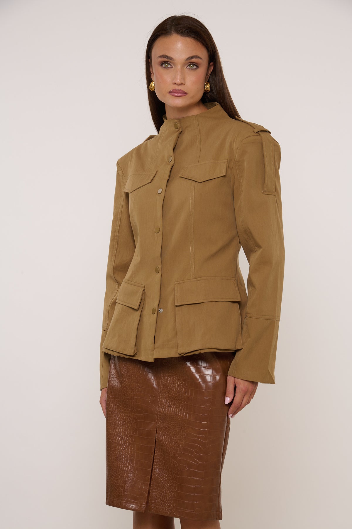 Giacca ‘TASCONI’ 100% COTONE Camel