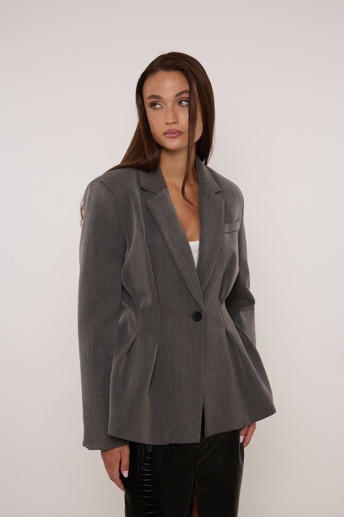 Blazer ‘AVVITATO’ By Lumina Grigio
