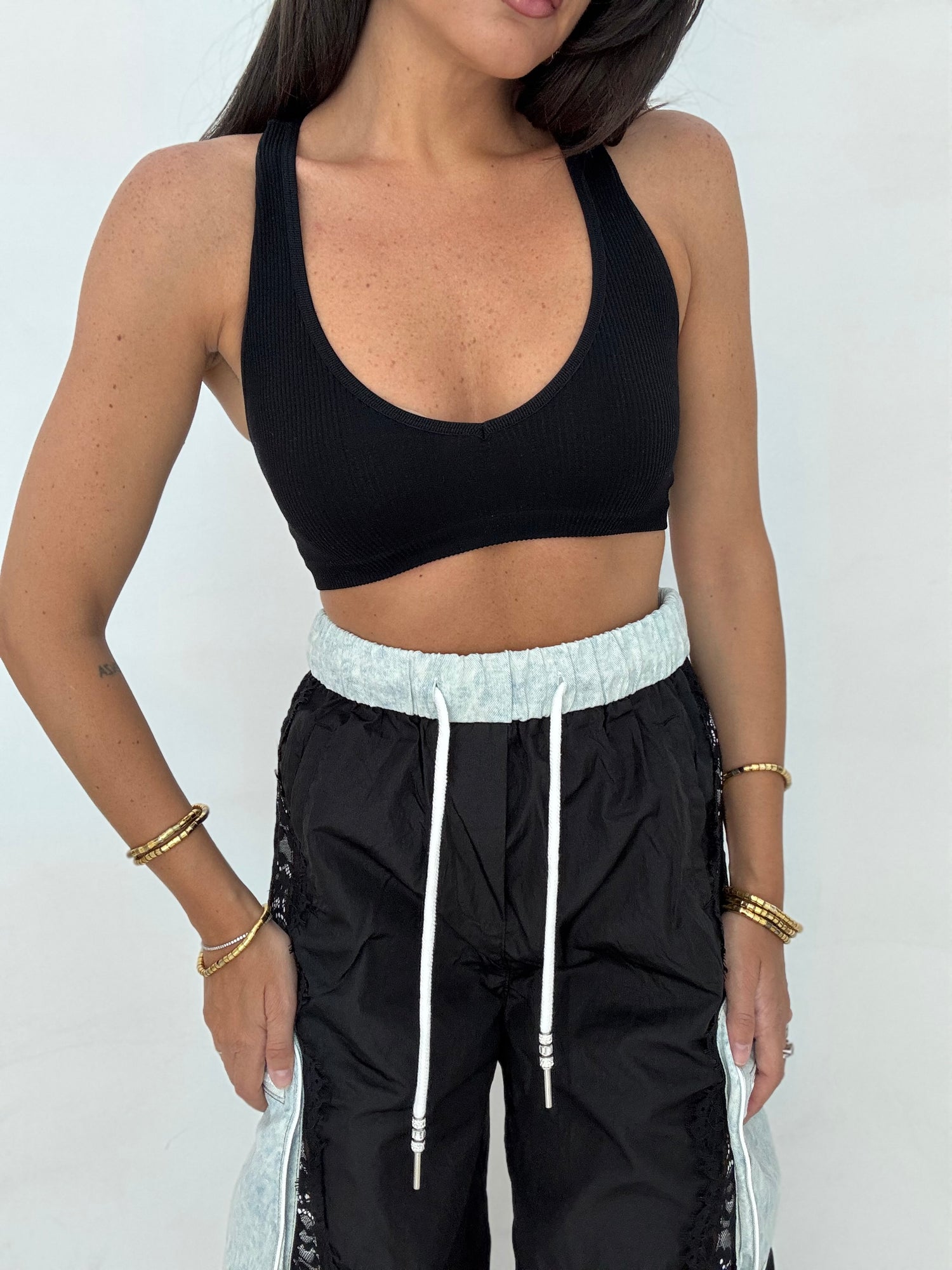 Top costine Nero