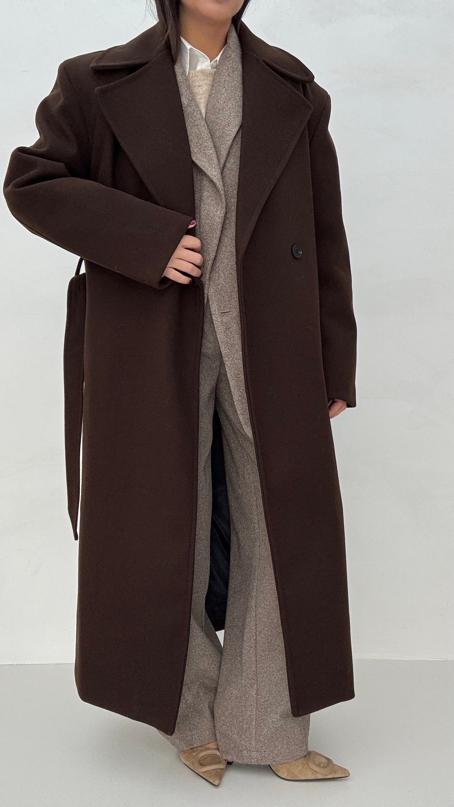 Cappotto ‘BY LUMINA’ Cacao