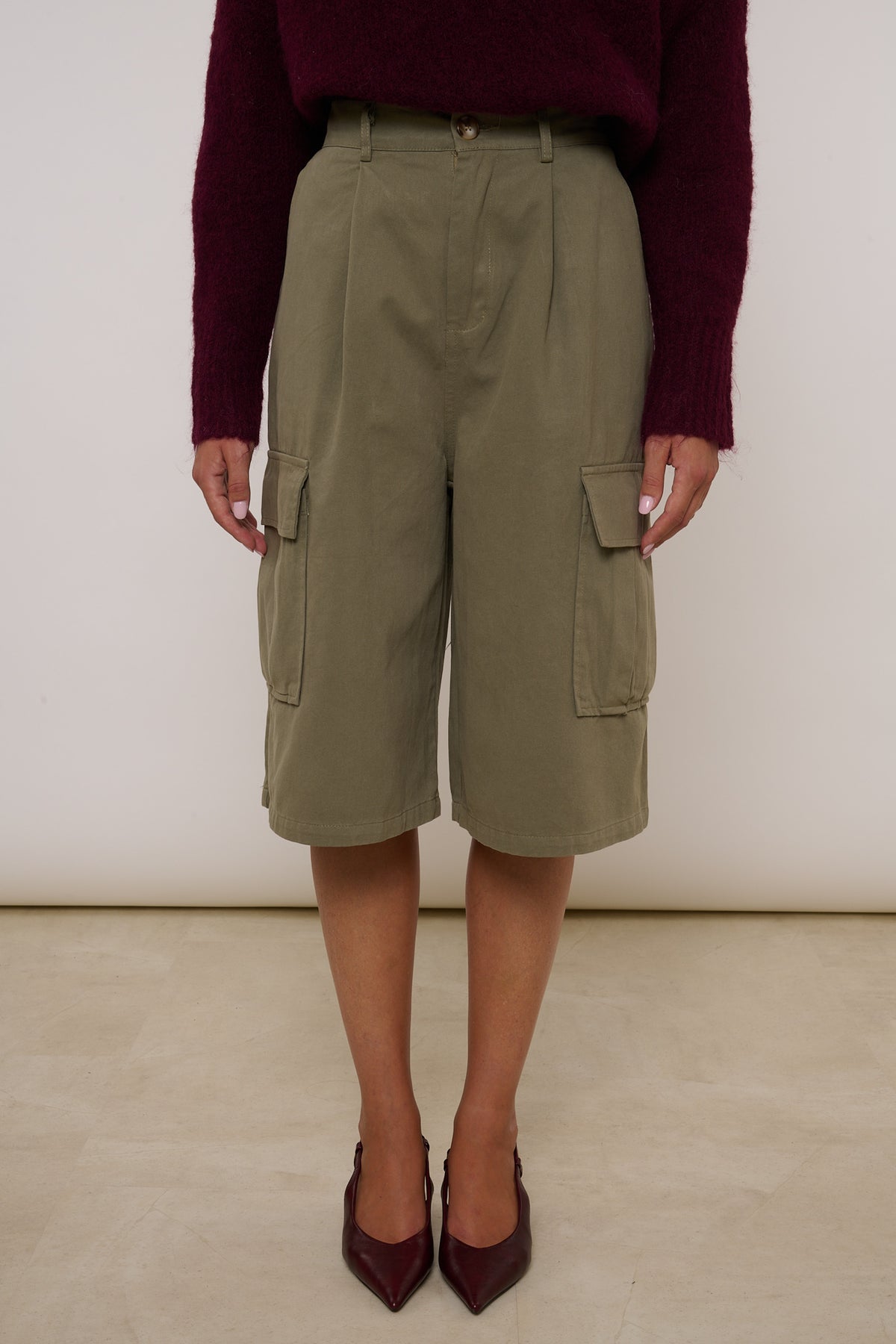 Bermuda ‘TASCONI’ Verde Militare