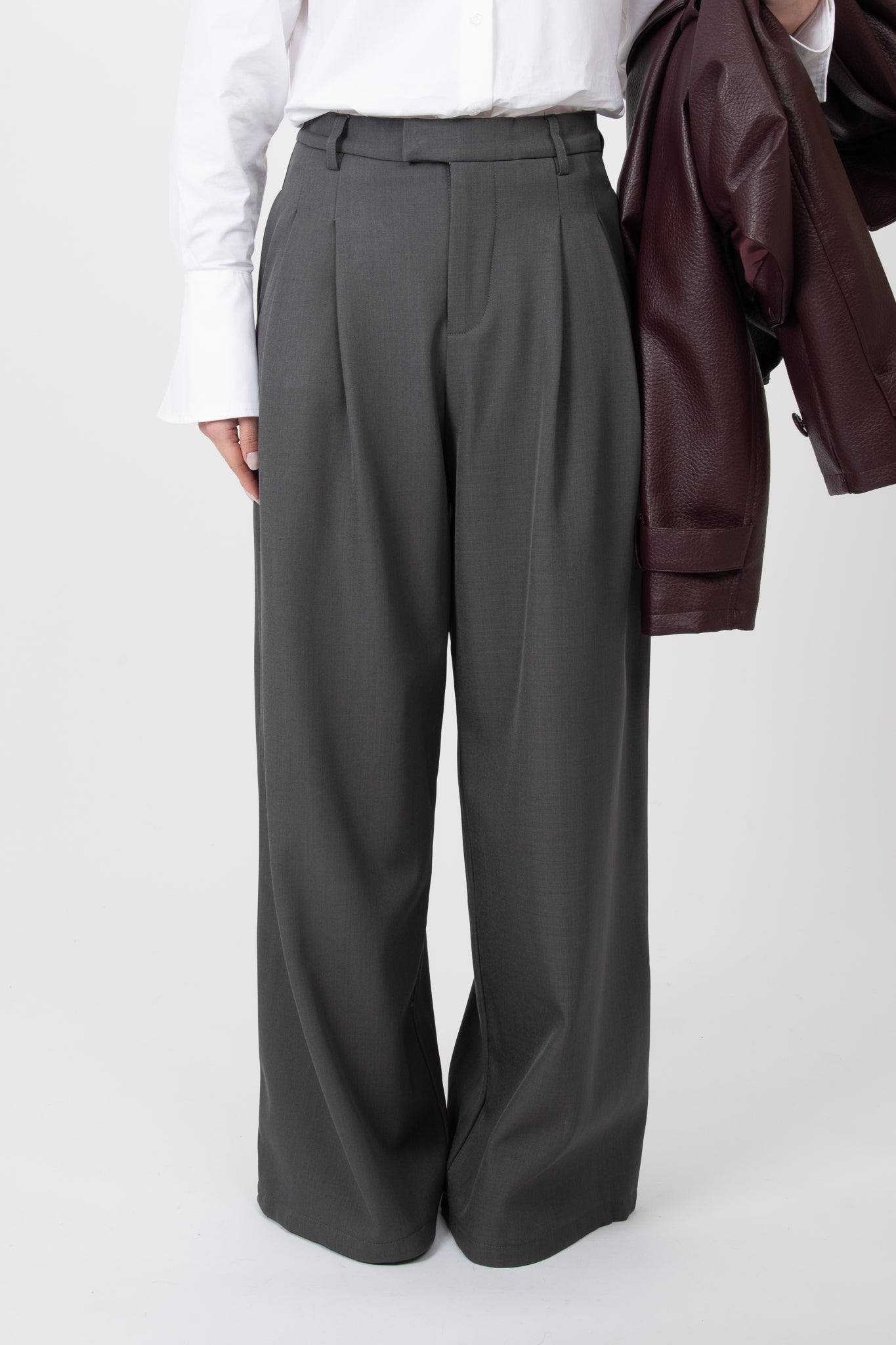 Pantalone ‘GANCETTO PILE INTERNO’ Grigio