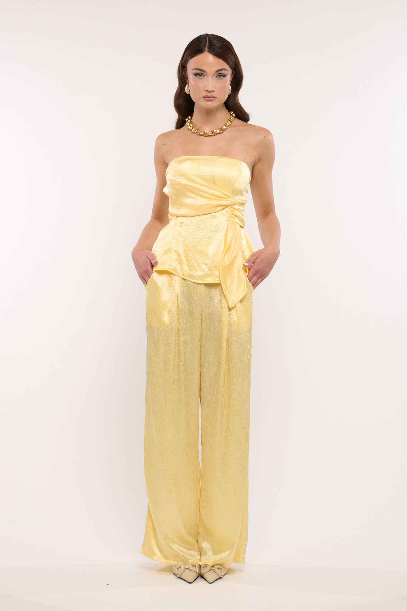 Coordinato ‘SUNDAY LAMINATO’ Giallo