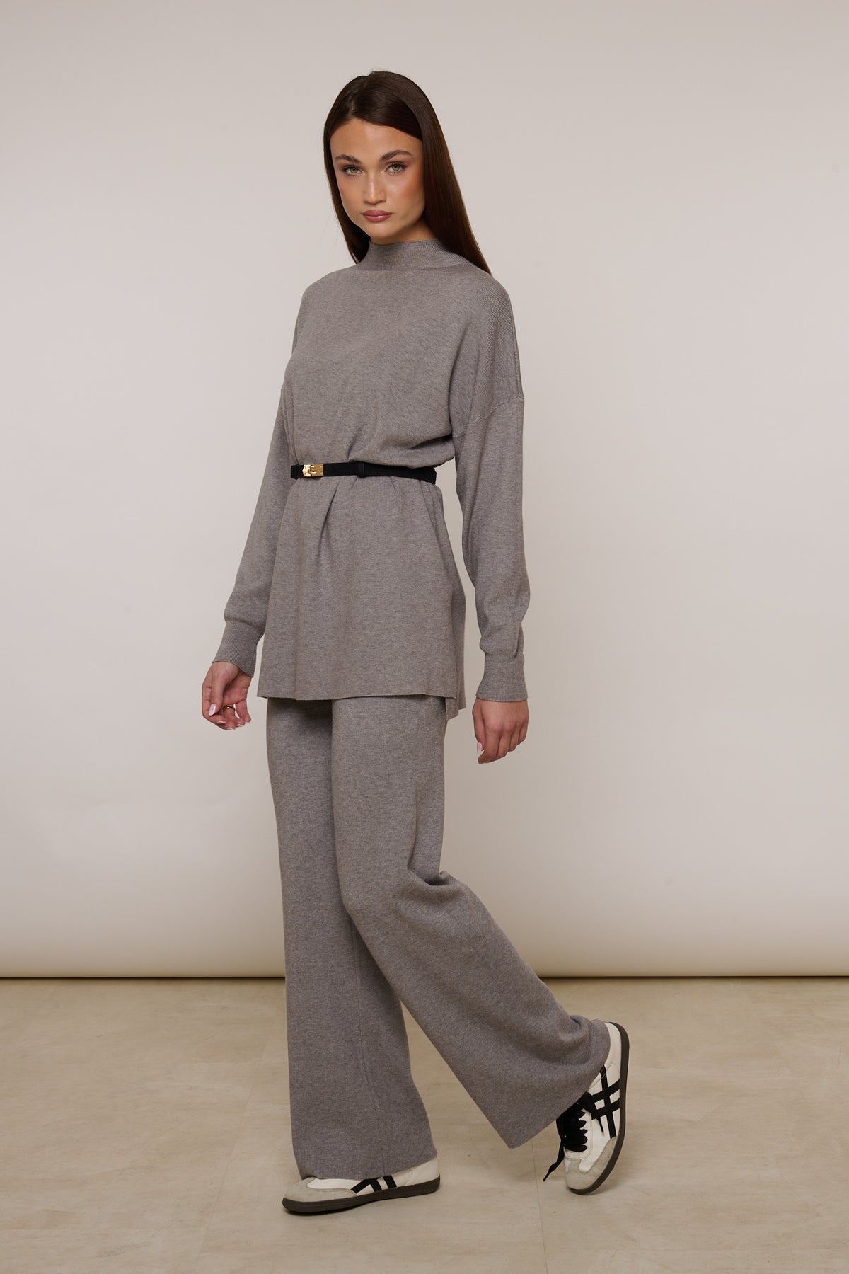 Coordinato ‘LANA RASATA’ Grigio