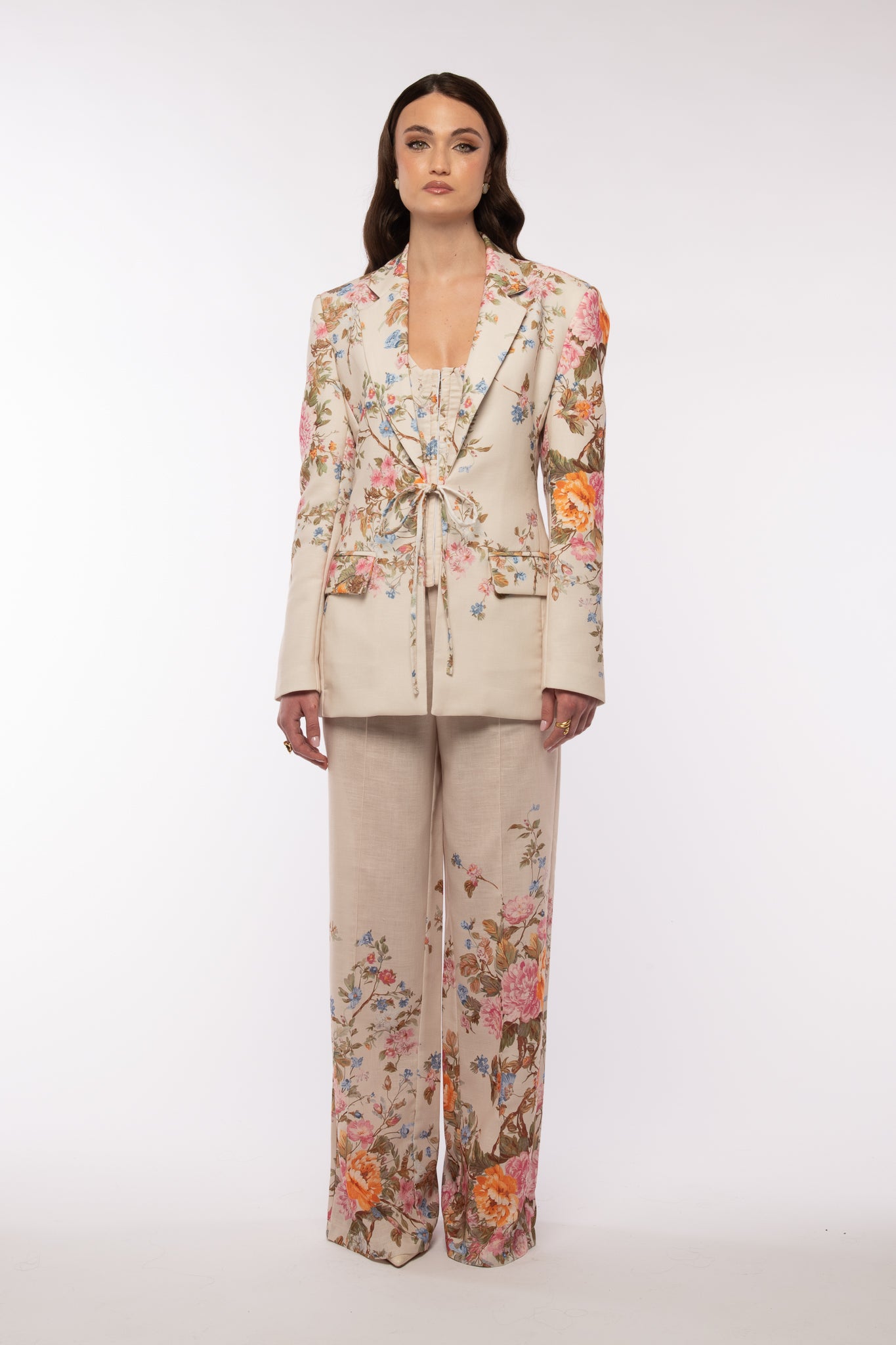 Pantalone ‘FIORI’ By Lumina Panna