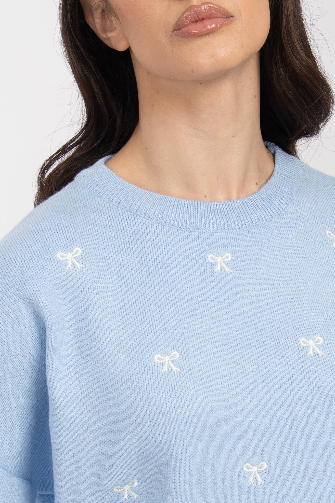 Maglione ‘FIOCCHETTI’ Azzurro