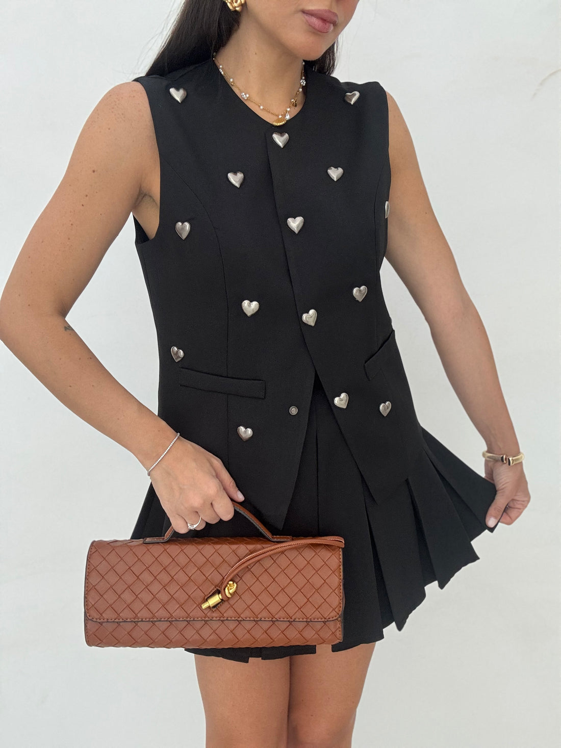 Coordinato ‘CUORI ’ Nero
