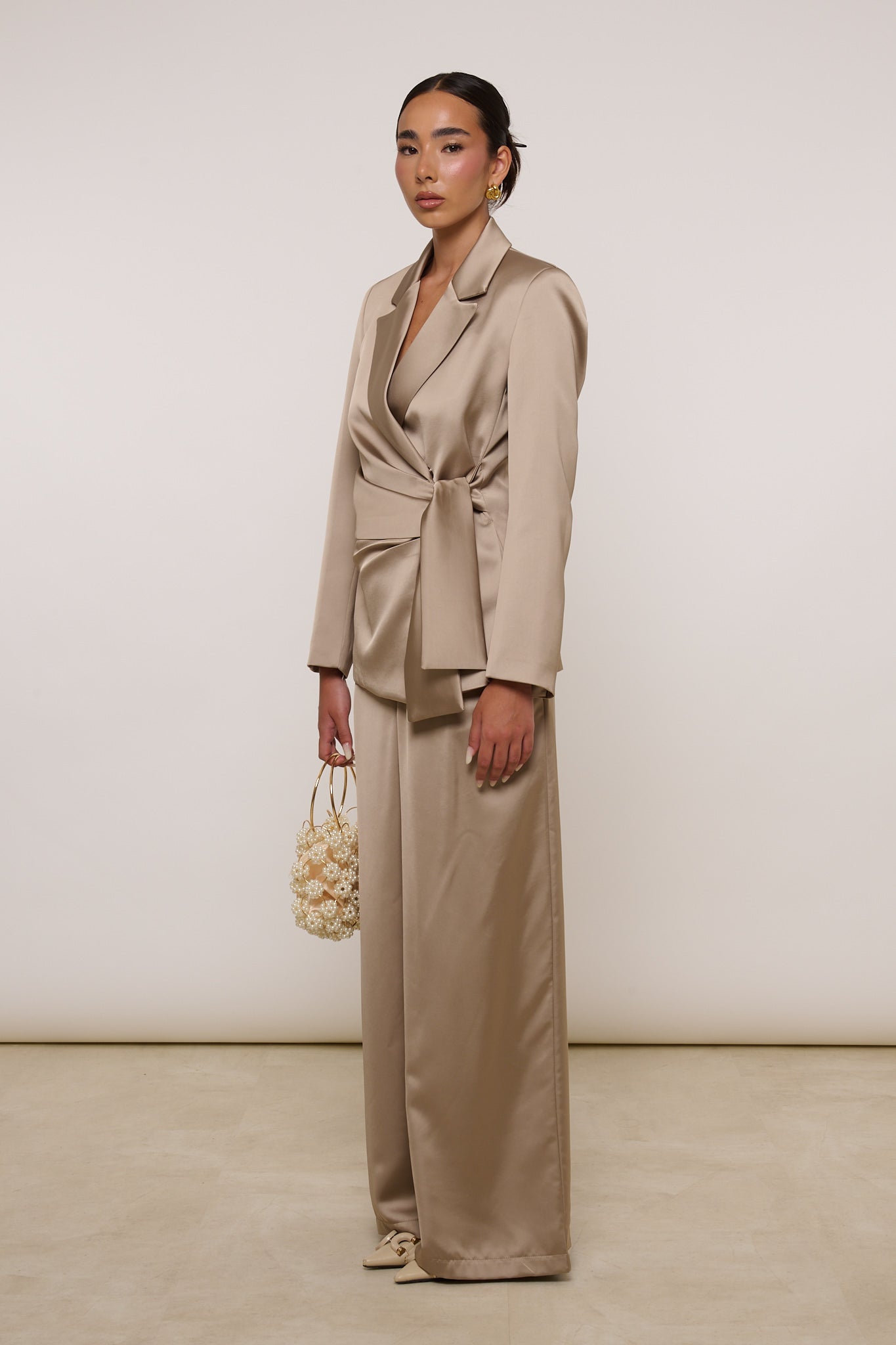 Tailleur ‘SIMIL RASO’ By Lumina Champagne