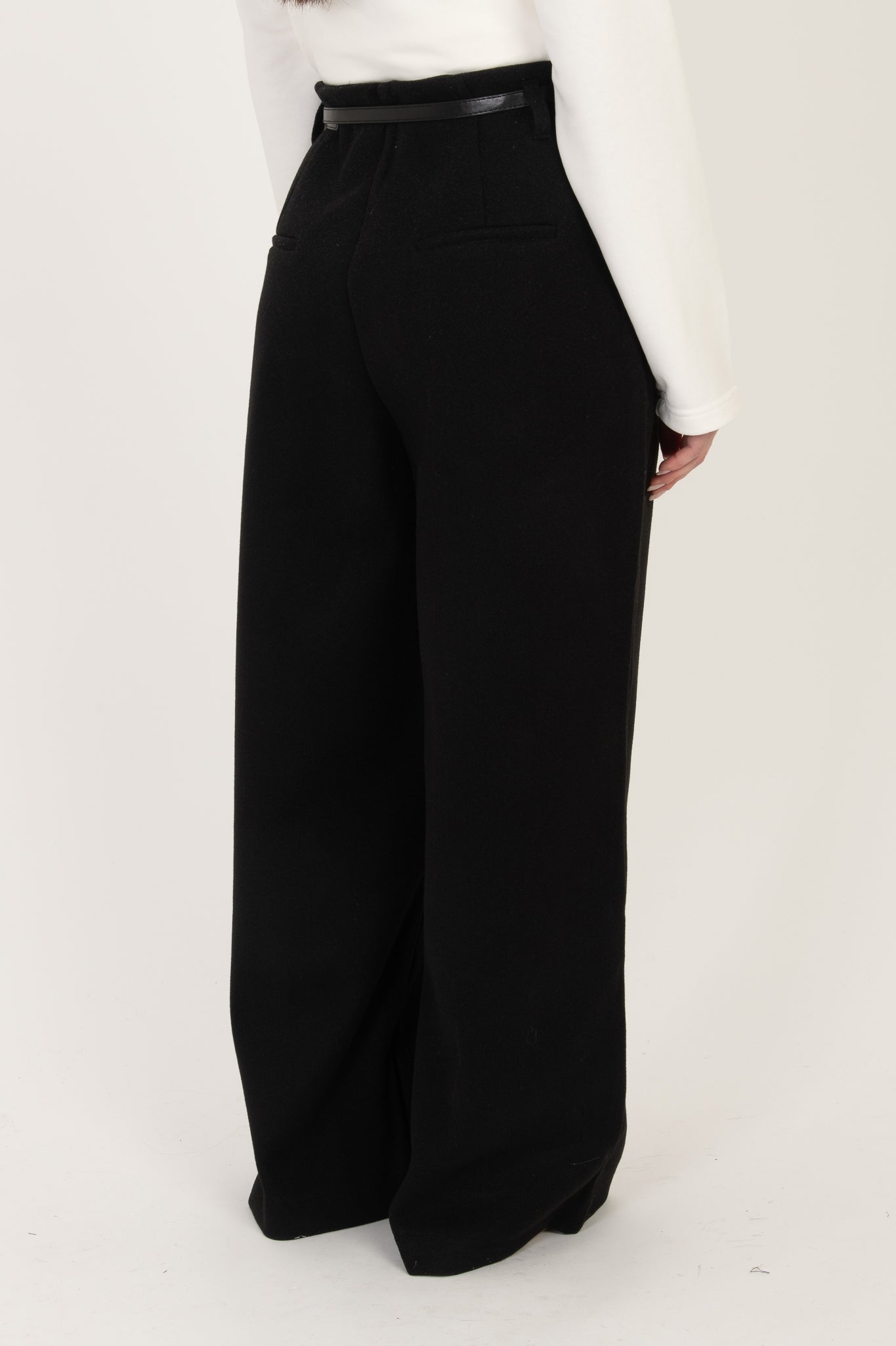 Pantalone ‘TESSUTO CAPPOTTO’ Nero