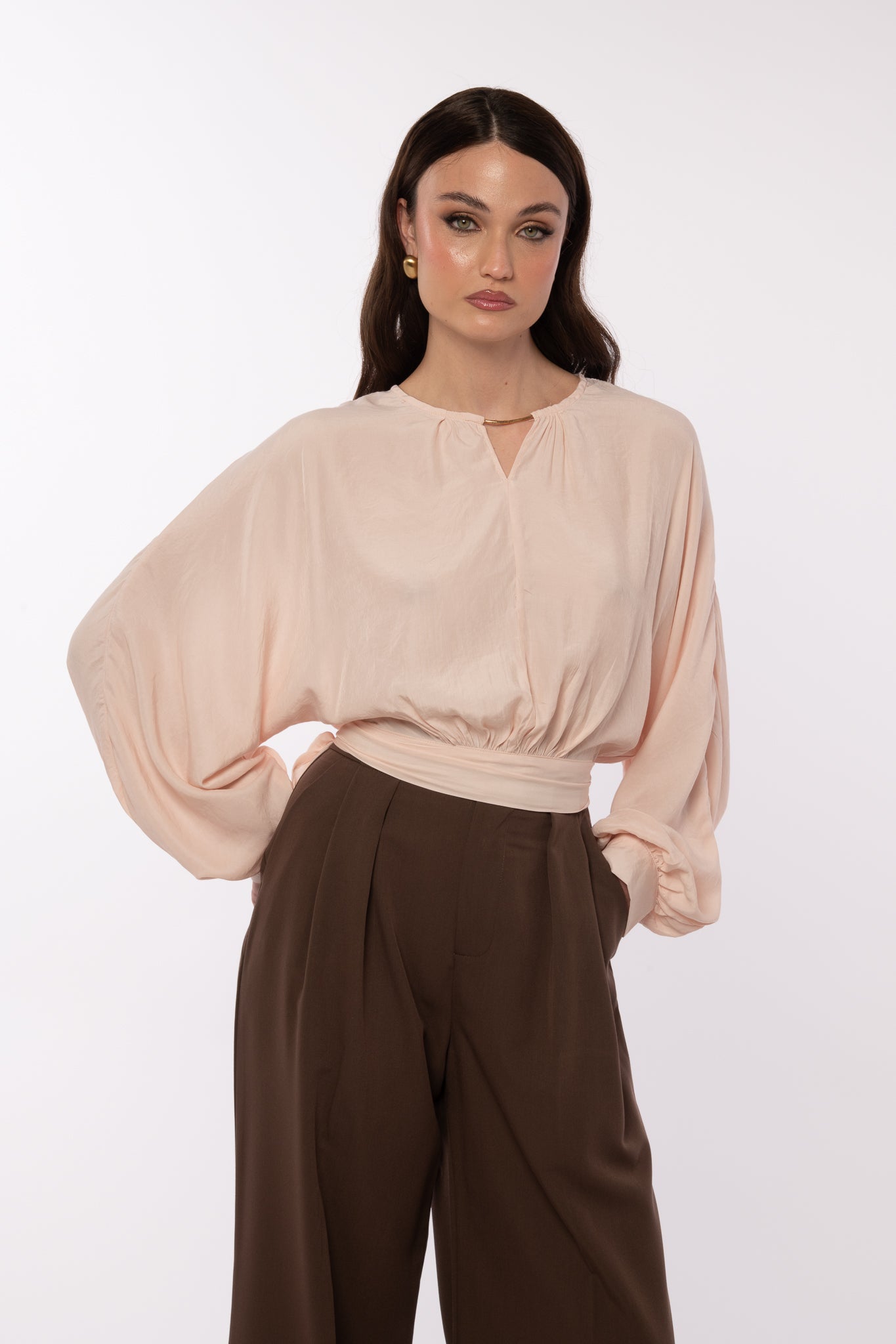 Blusa ‘DETTAGLIO ORO’ Rosa