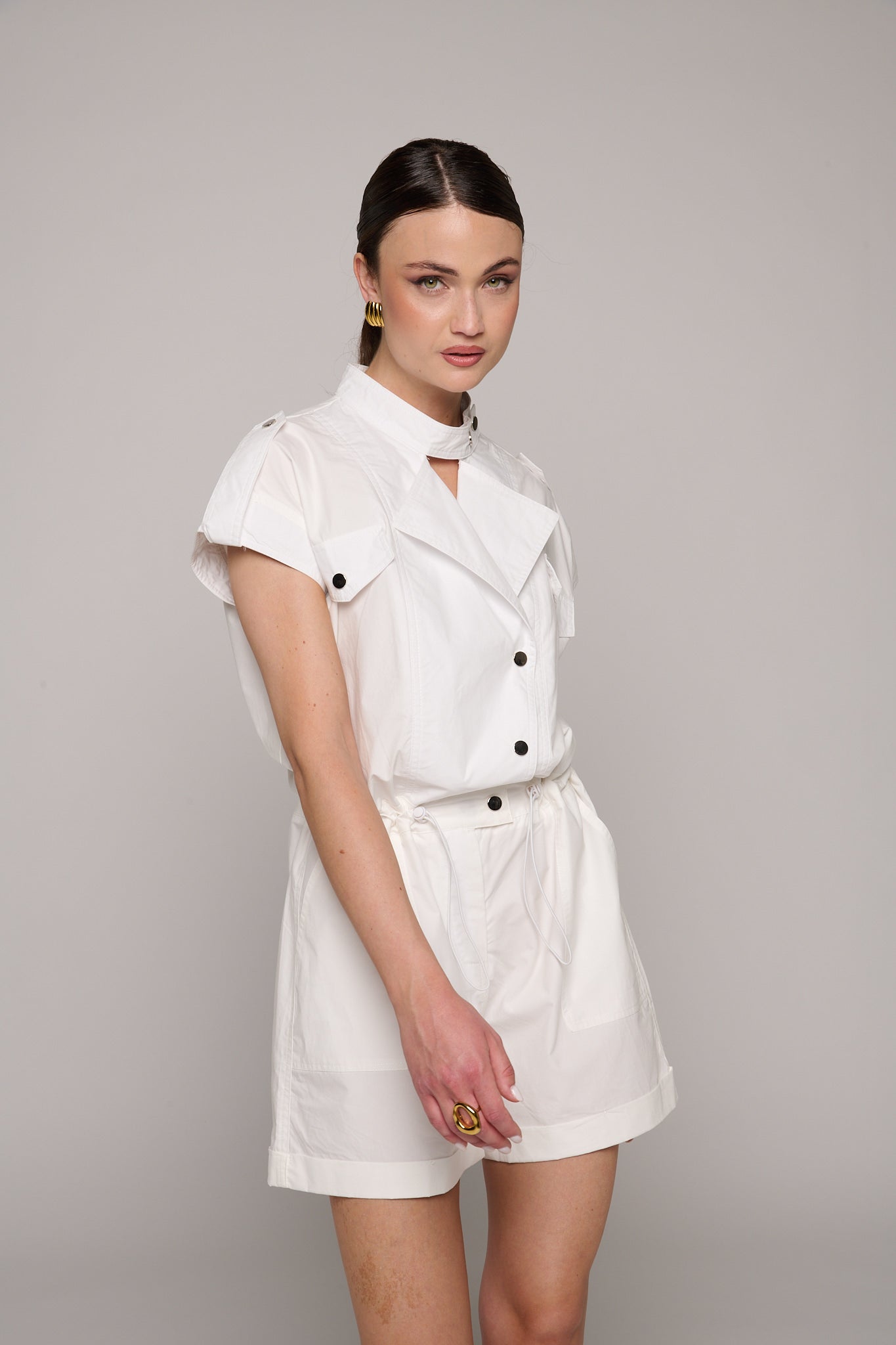 Tuta ‘100% COTONE’ Bianca