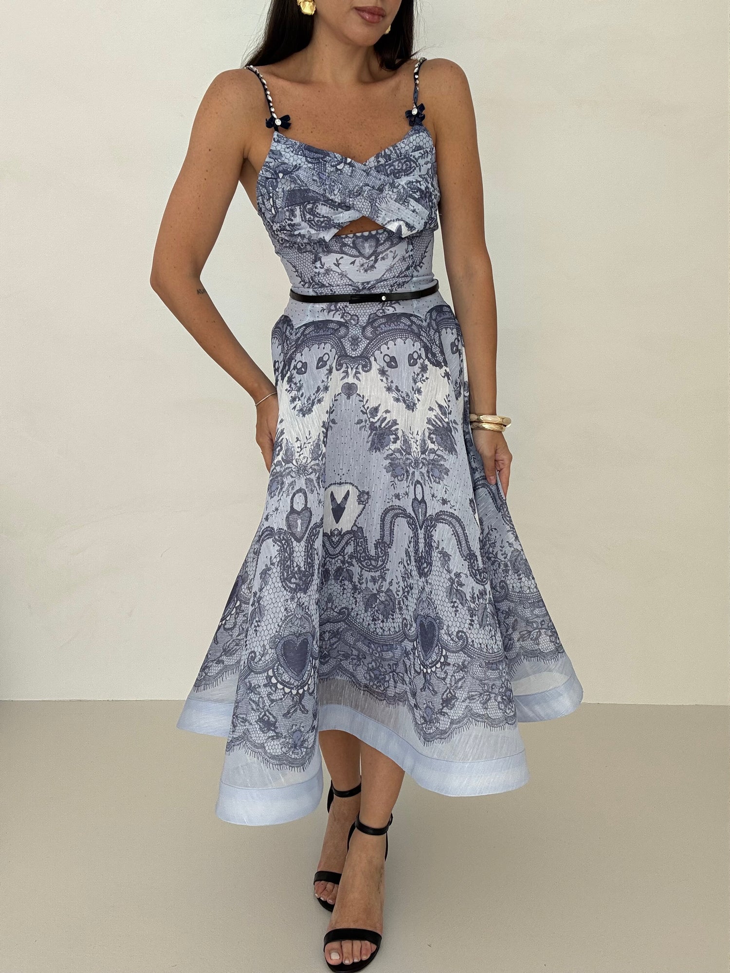 Abito ‘FANTASIA ASTRATTA’ Blu