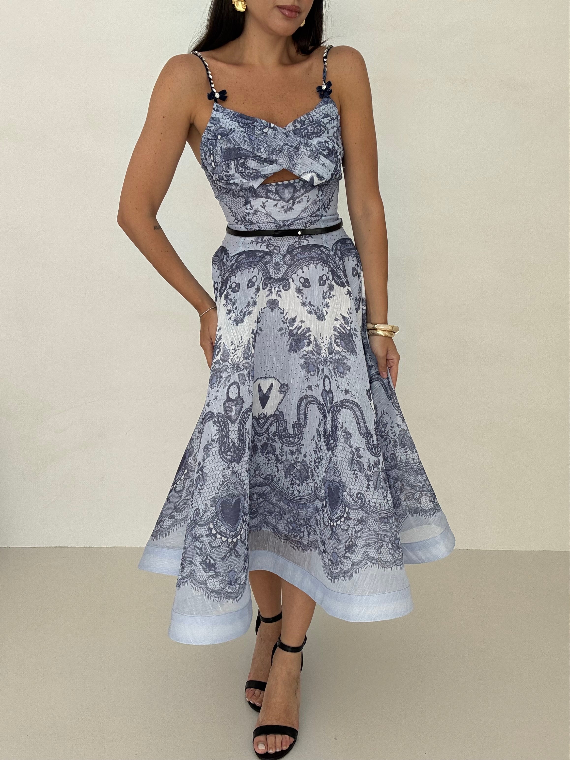 Abito ‘FANTASIA ASTRATTA’ Blu