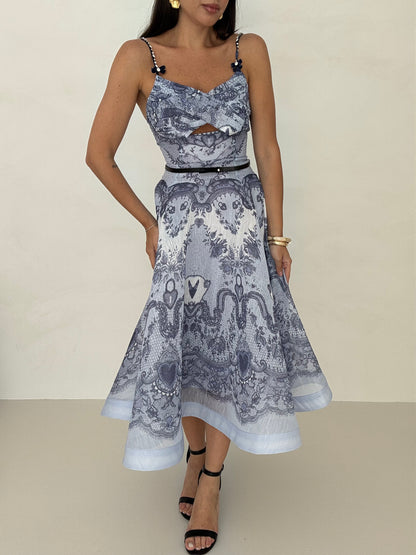 Abito ‘FANTASIA ASTRATTA’ Blu