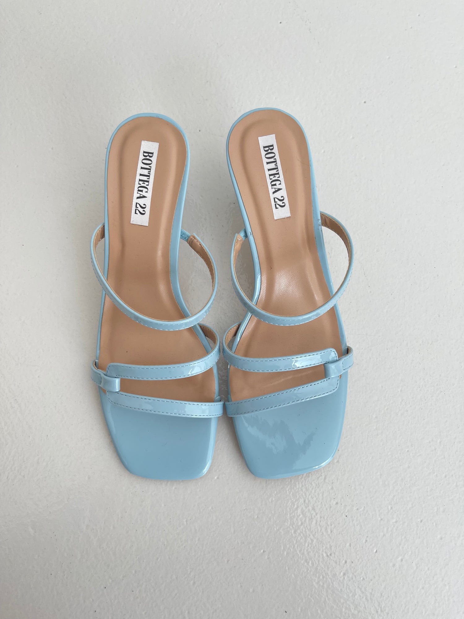 Sandalo con tacco ‘KITTEN’ Azzurro