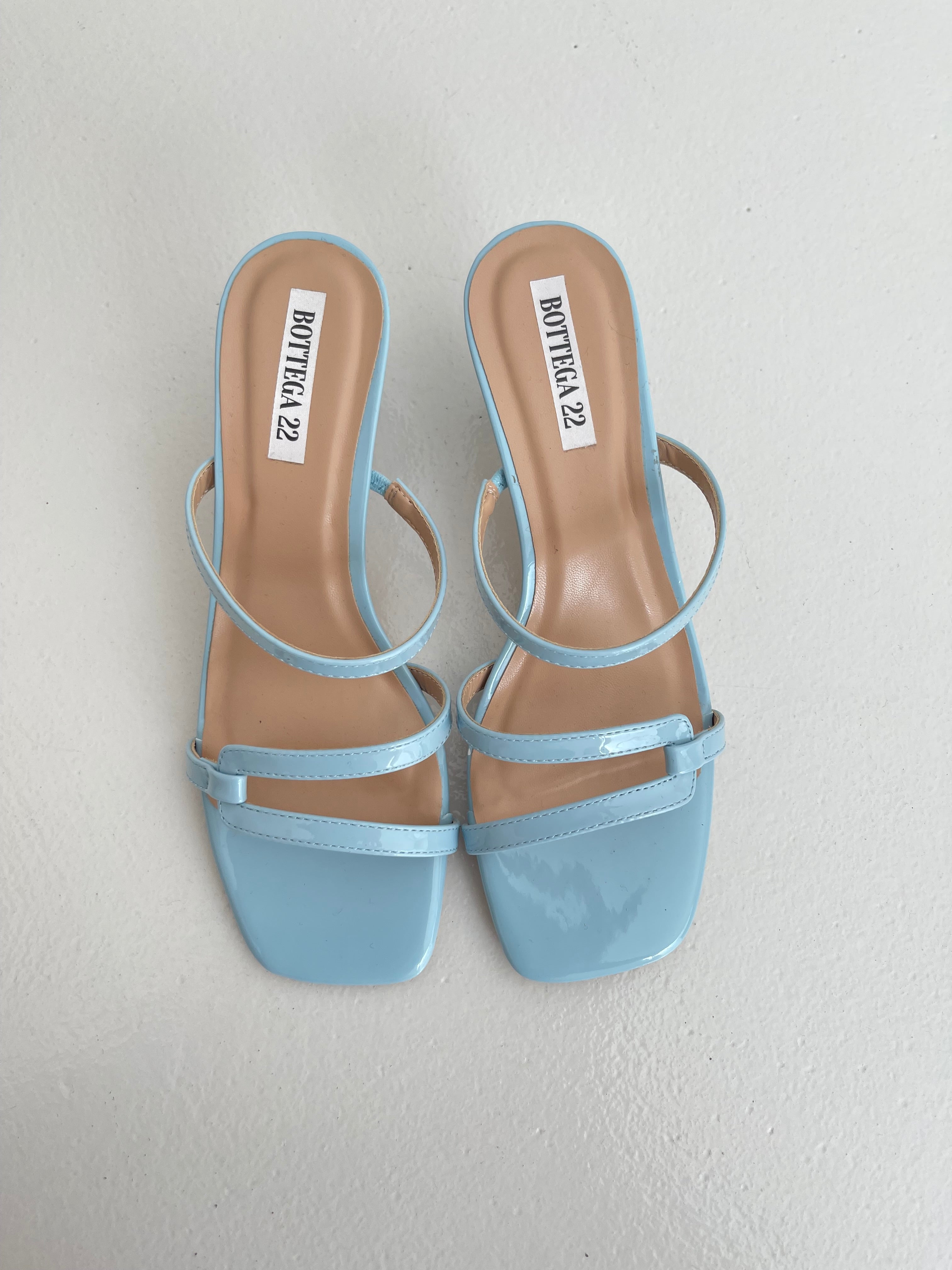 Sandalo con tacco ‘KITTEN’ Azzurro