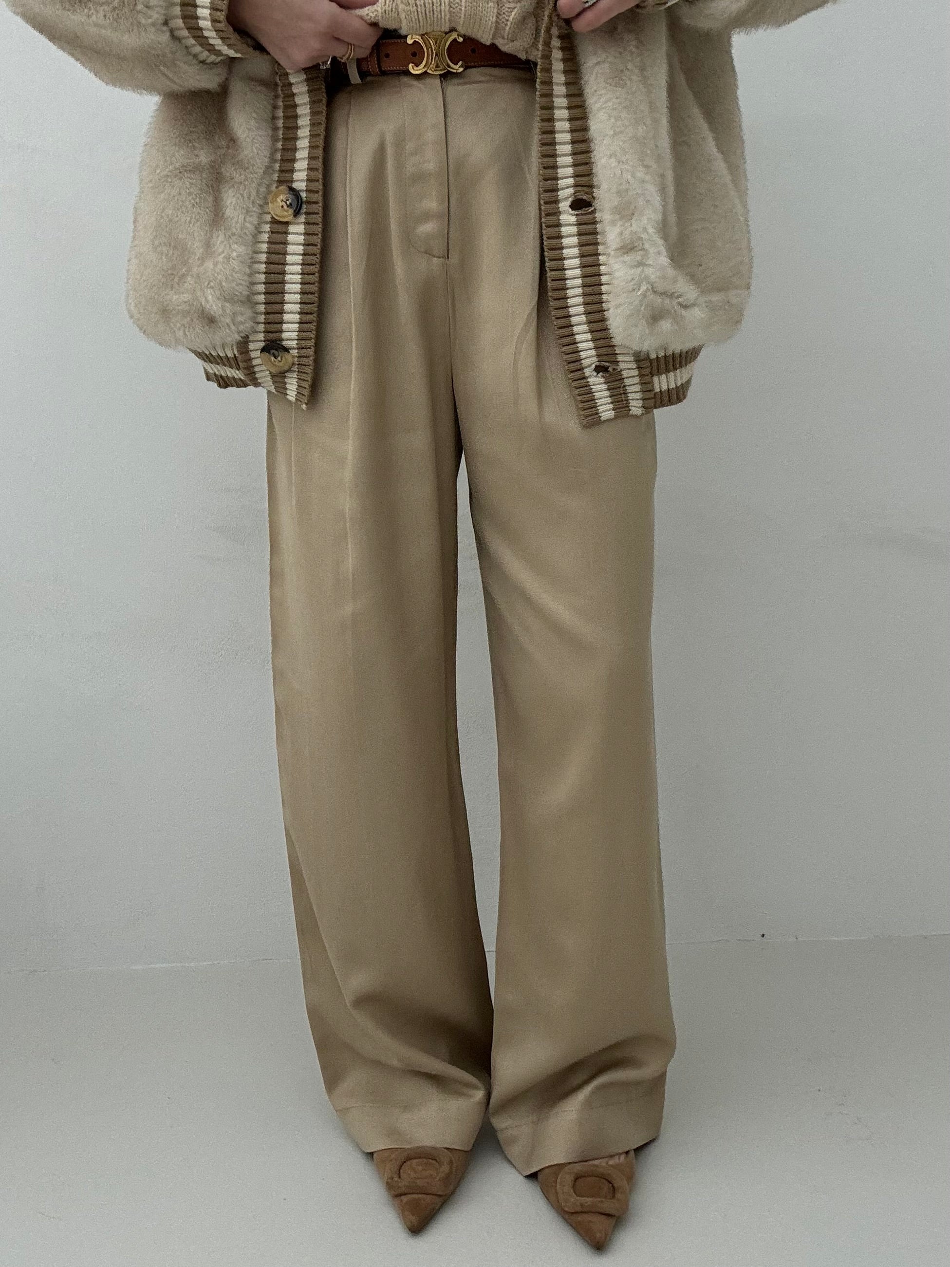 Pantalone ‘ELASTICO SUL RETRO E GANCETTO’ Camel