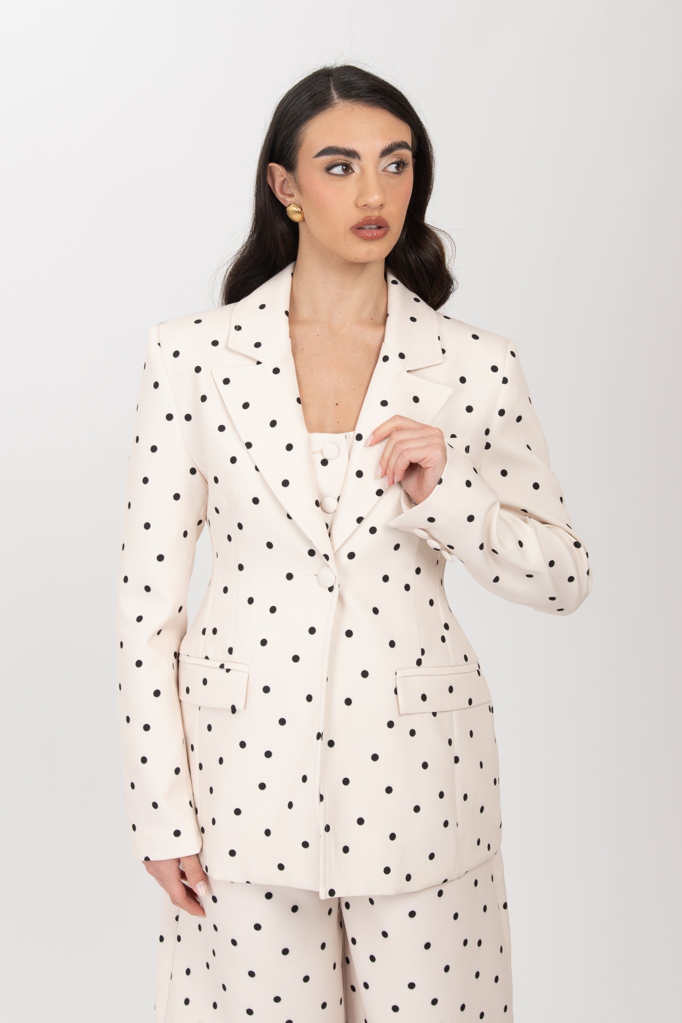 Blazer  ‘POIS BY LUMINA’ Panna
