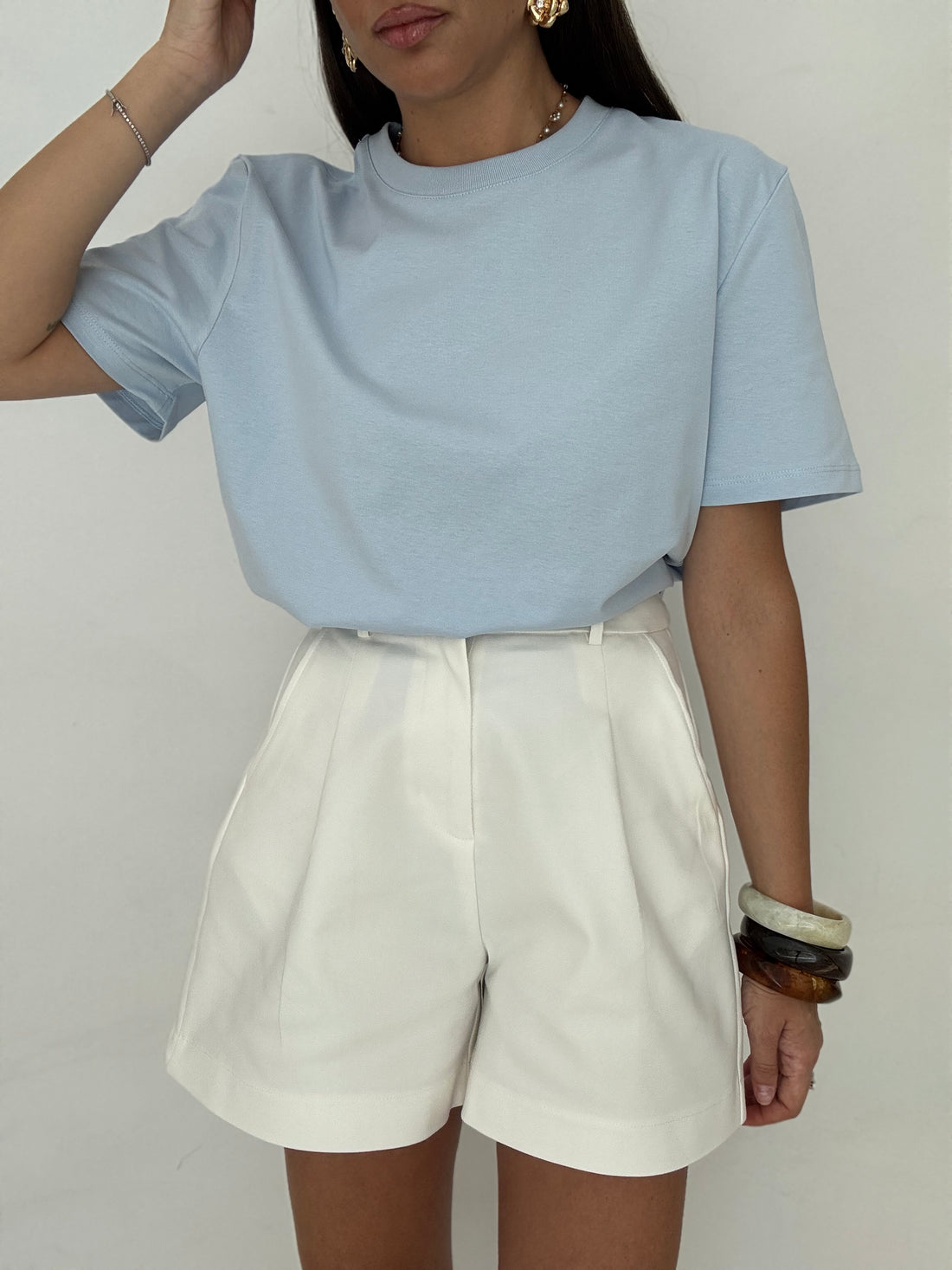 T-shirt basic ‘100 %COTONE’ by Lumina Azzurra