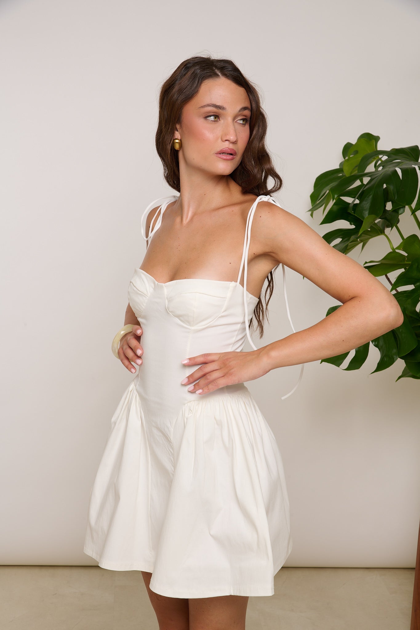 Abito ‘LACCETTI’ Bianco