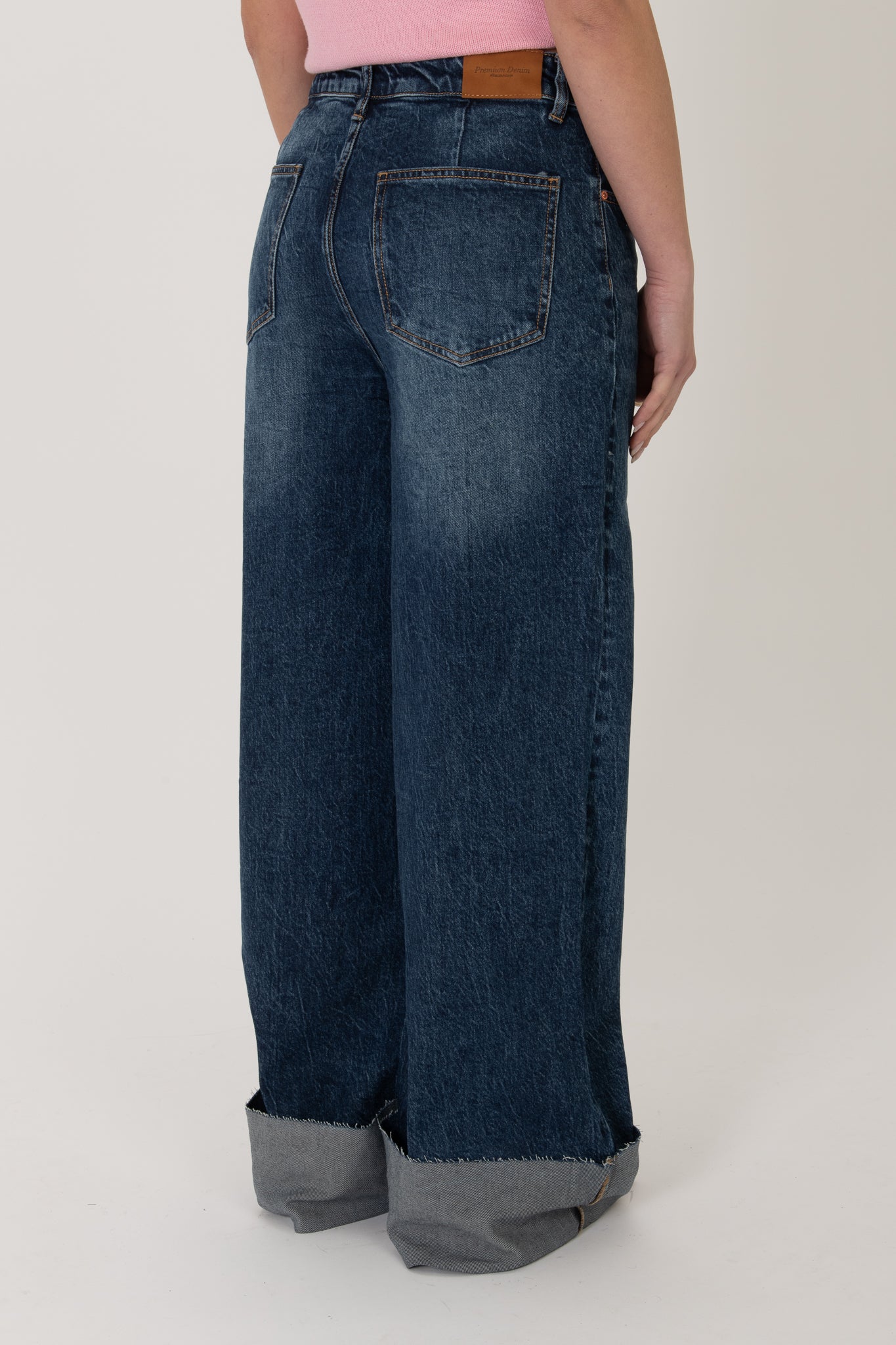 Jeans ‘PIEGONE 69% COTONE’ Denim Scuro