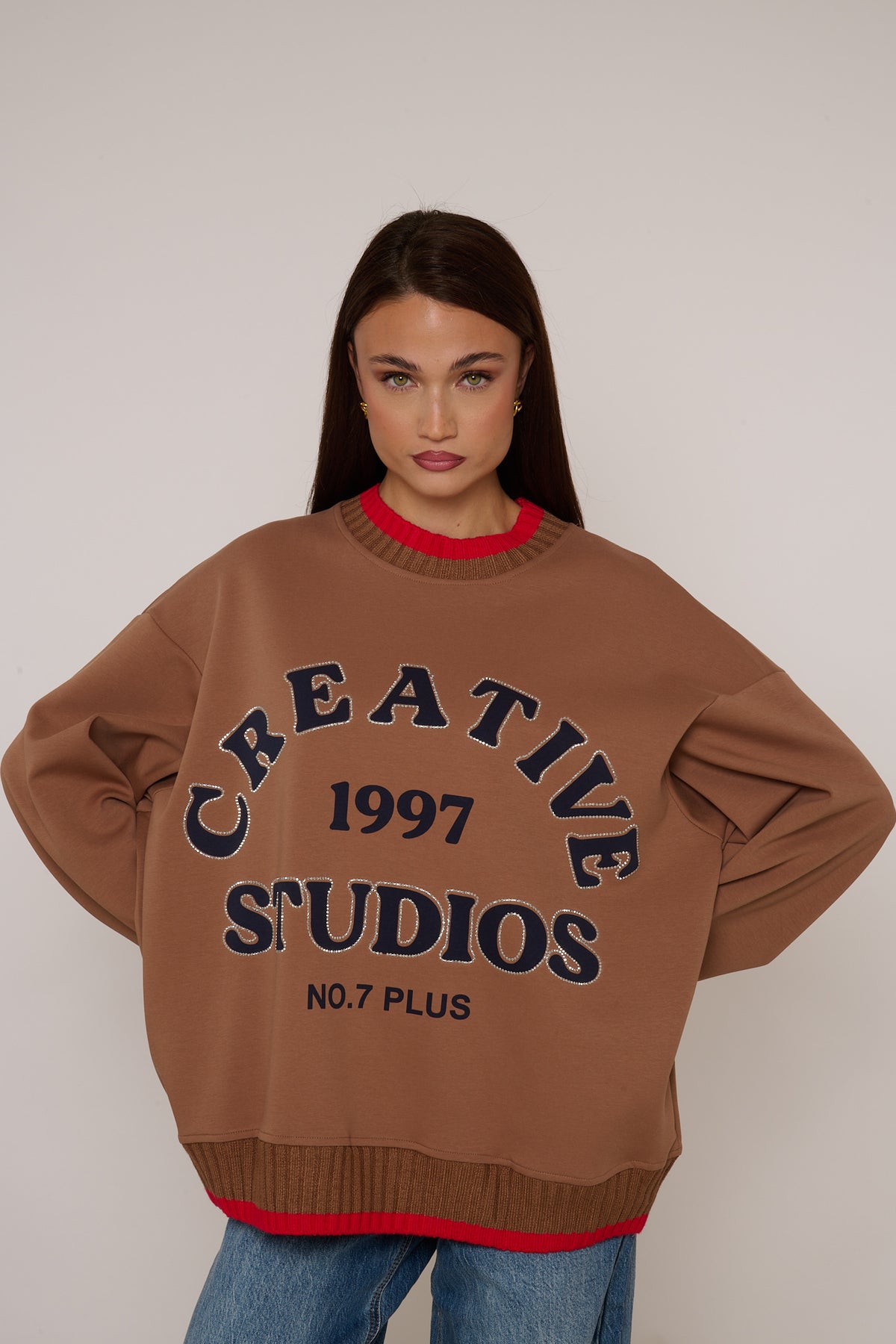 Felpa ‘CREATIVE STUDIOS’ Camel