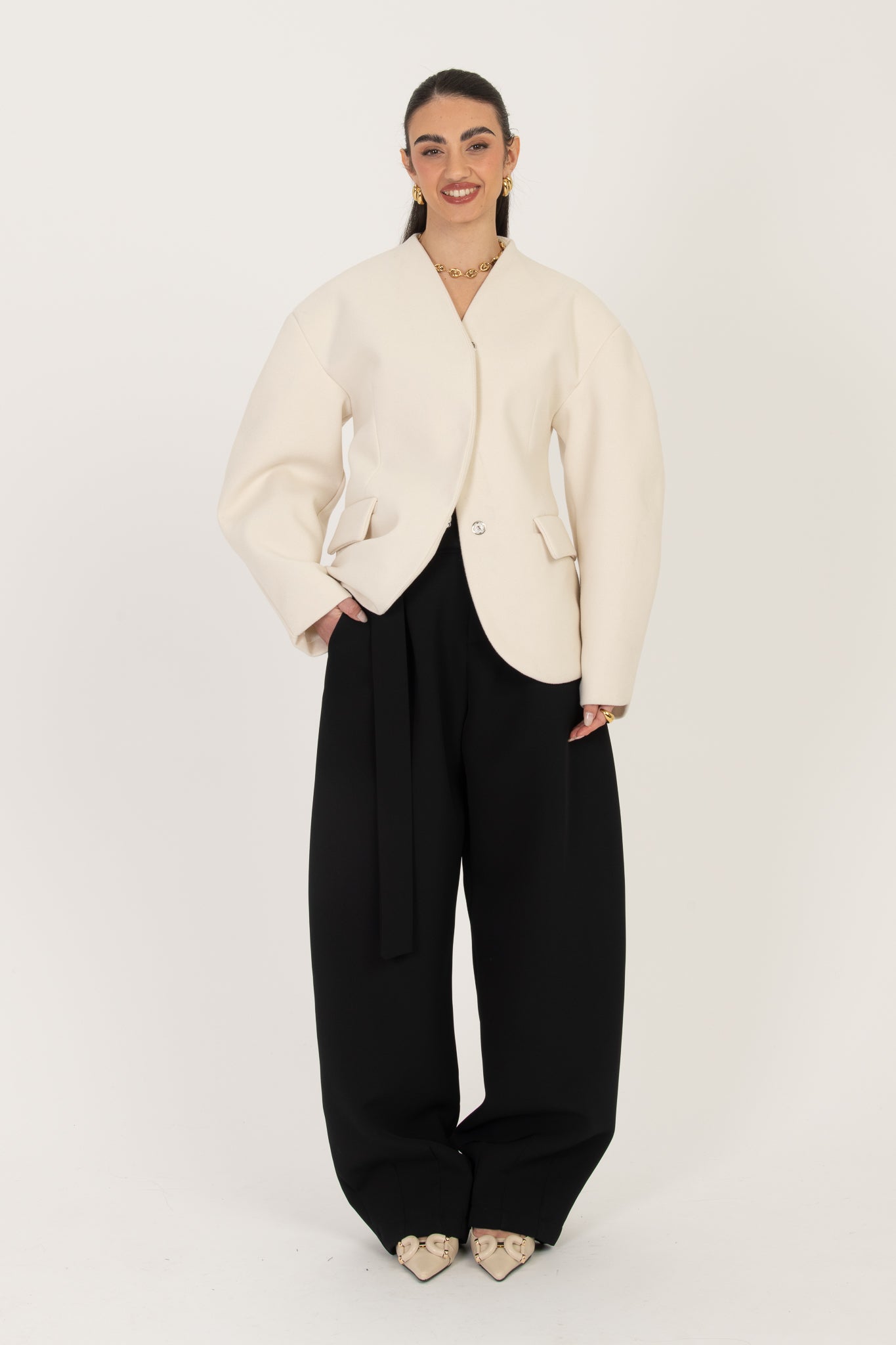 Pantalone ‘BALLON BY LUMINA’ Nero