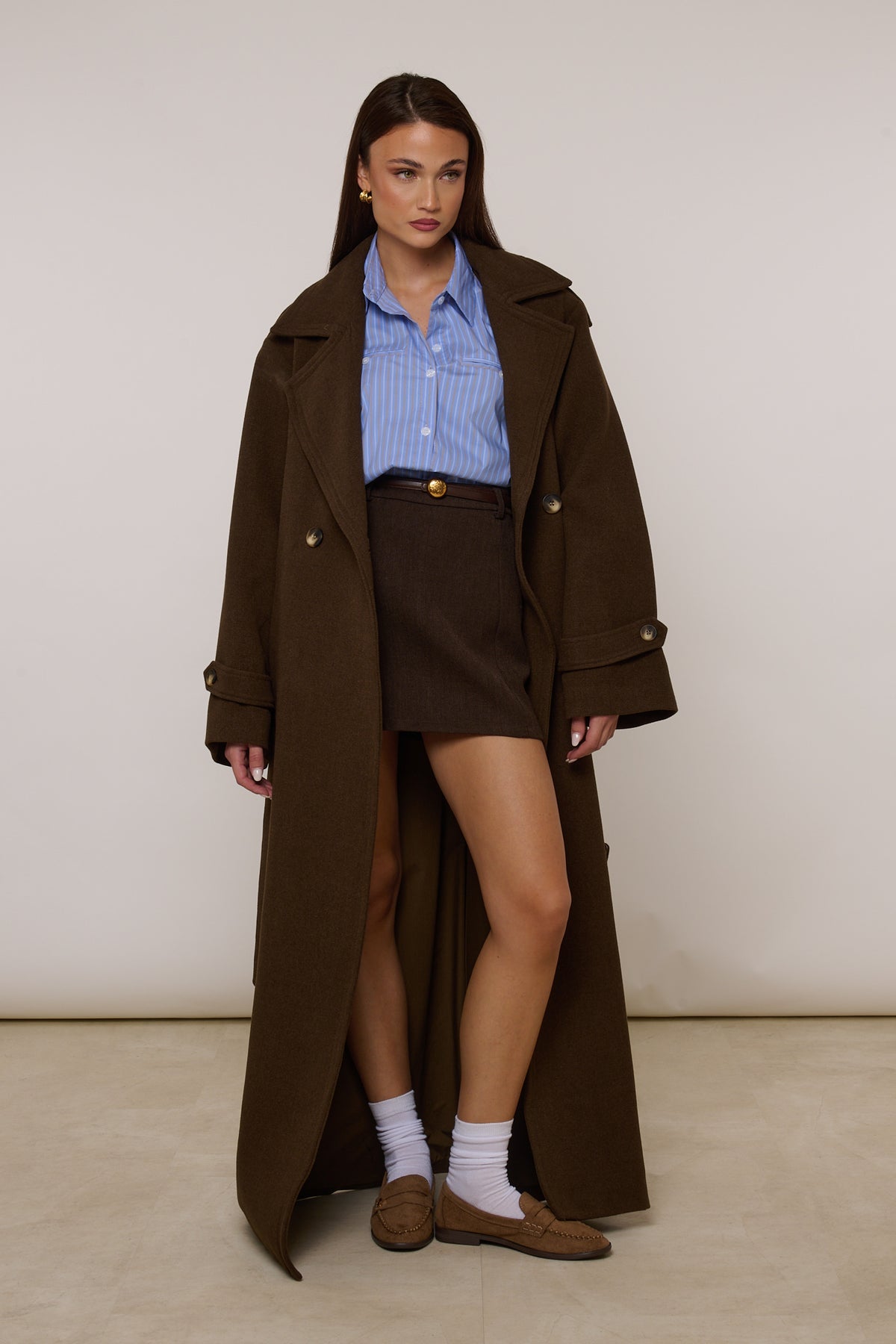 Cappotto ‘7% LANA’ By Lumina Cacao