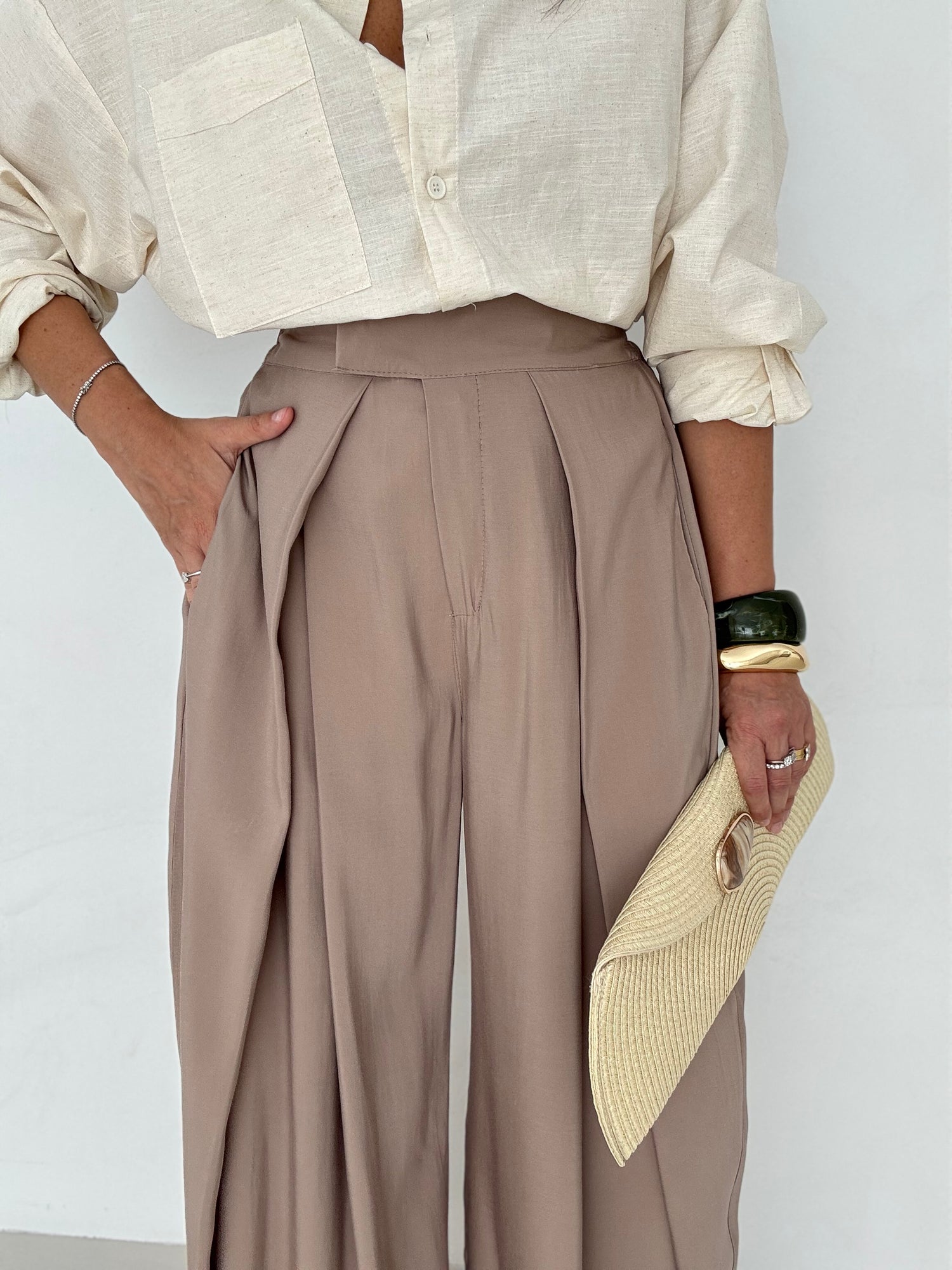 Pantalone ‘MAXI PENCE’ Fango