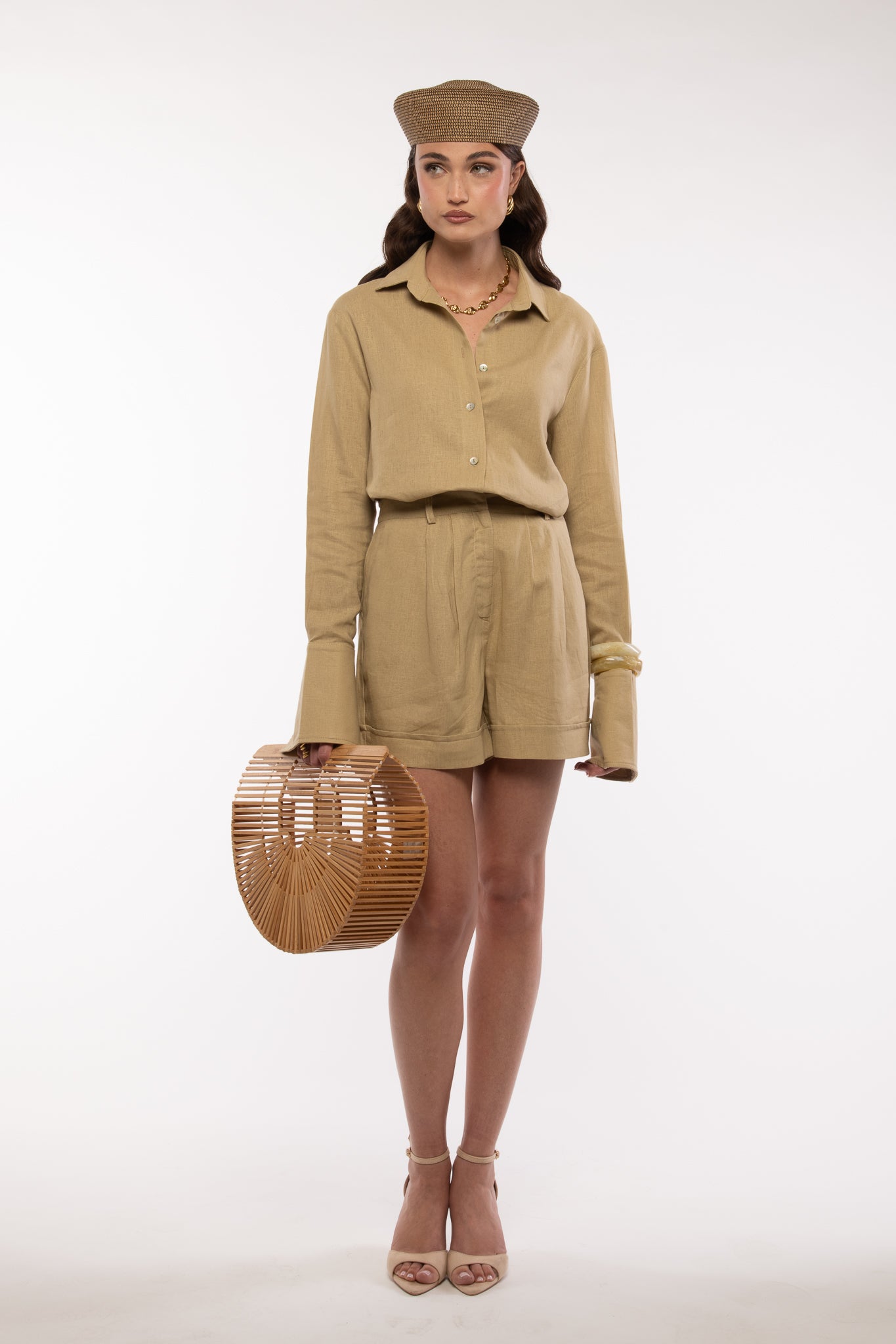 Coordinato ‘55%LINO’ ‘3&33’ Beige