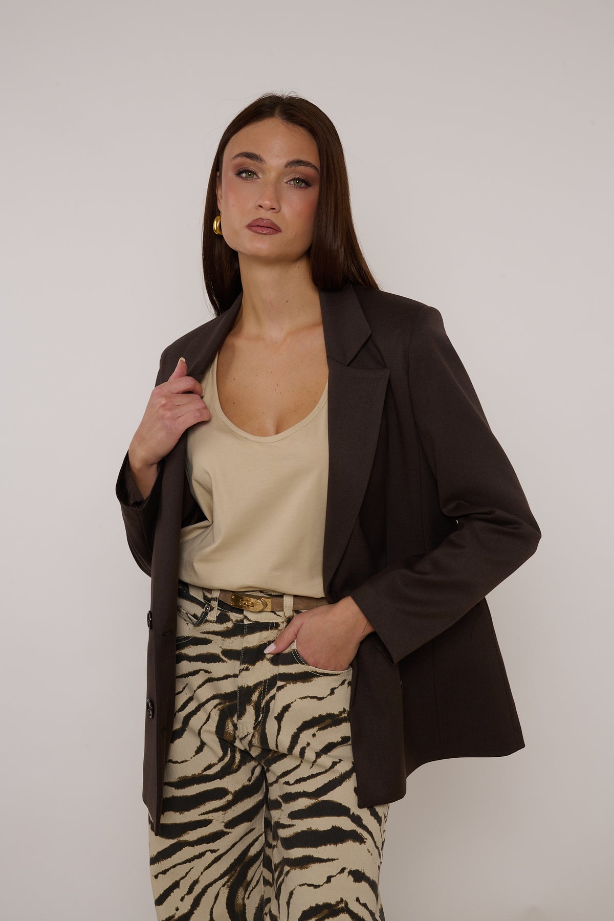 Blazer ‘ICONIC 3&33’ Cacao Chiaro